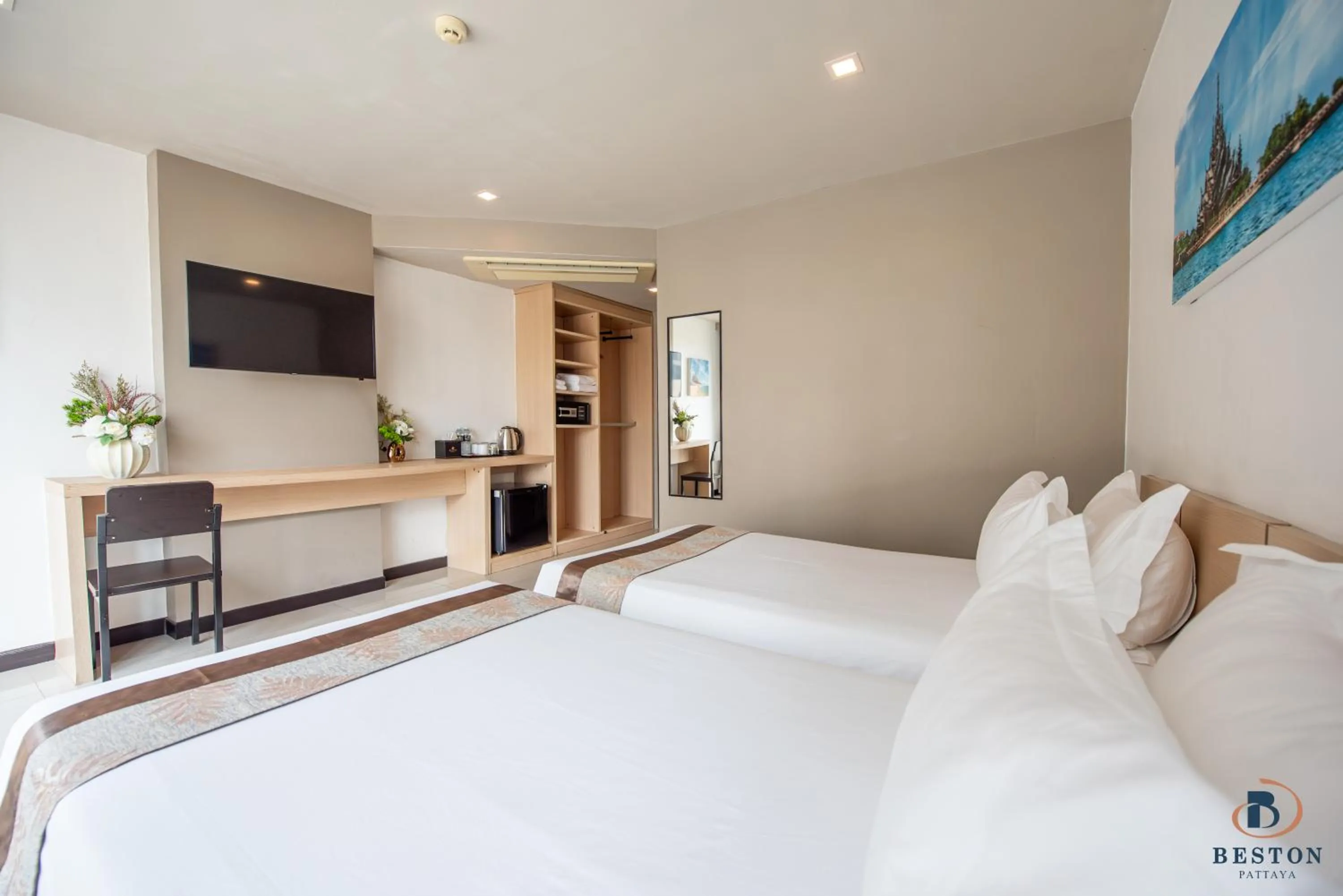 Bed in Beston Pattaya - SHA Plus Certified