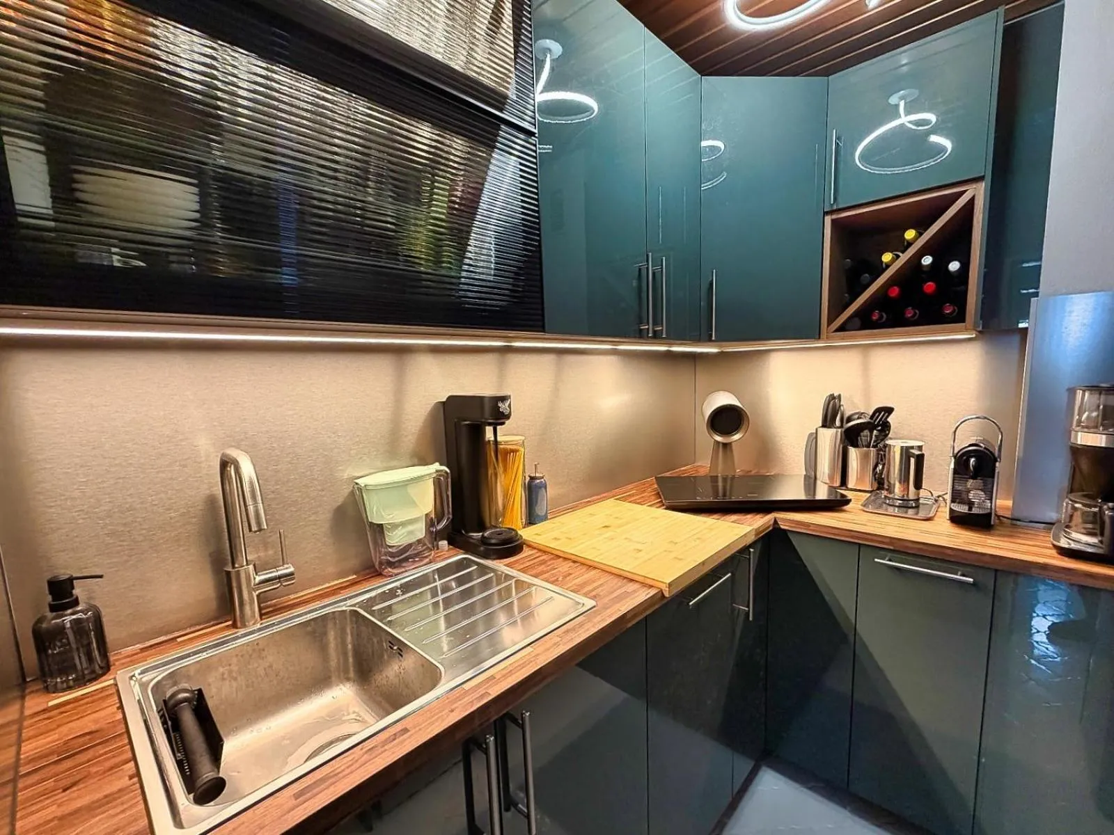 Kitchen or kitchenette in Eichenwald-Studio