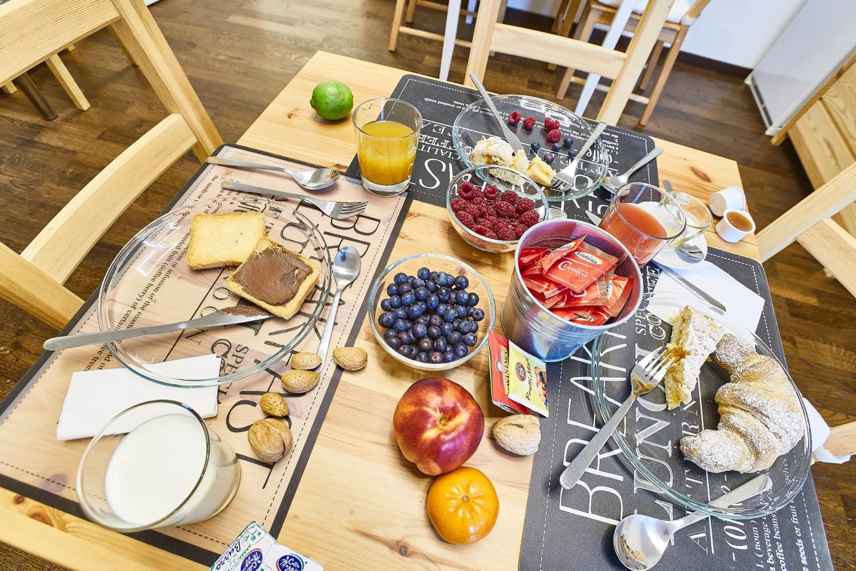 Food and drinks in BB HomEitaly Civitavecchia