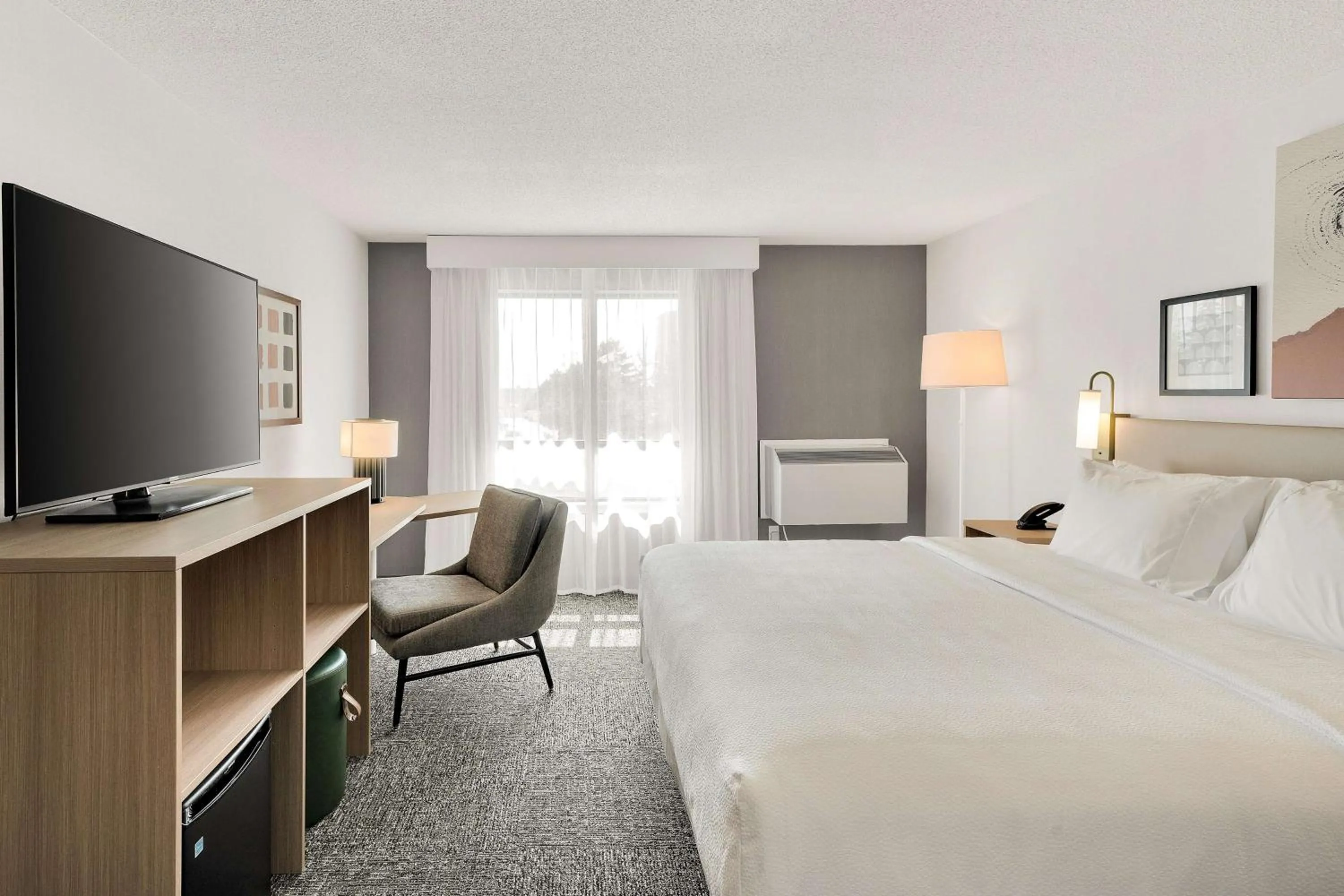 Bed in Spark By Hilton Toronto Markham