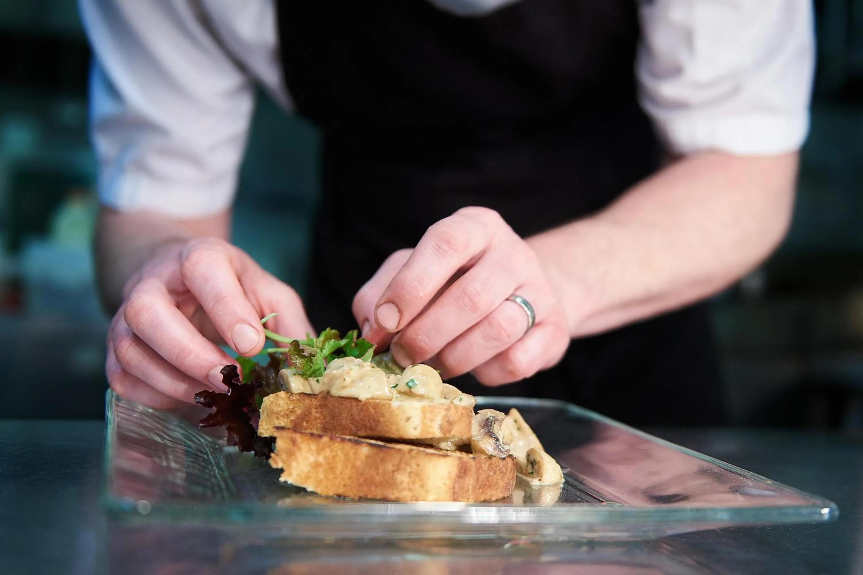 Food close-up in The Queens Head