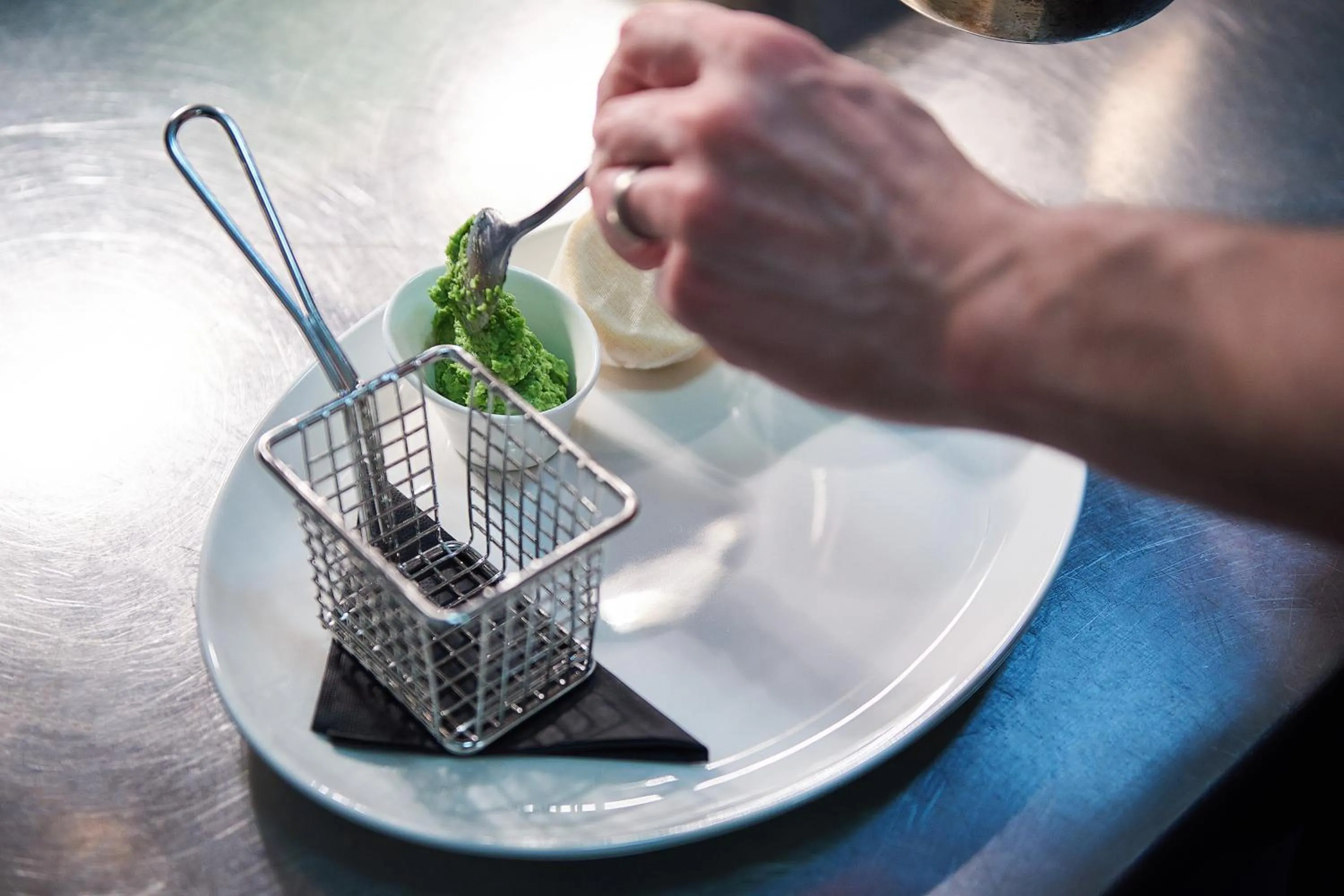 Food close-up in The Queens Head