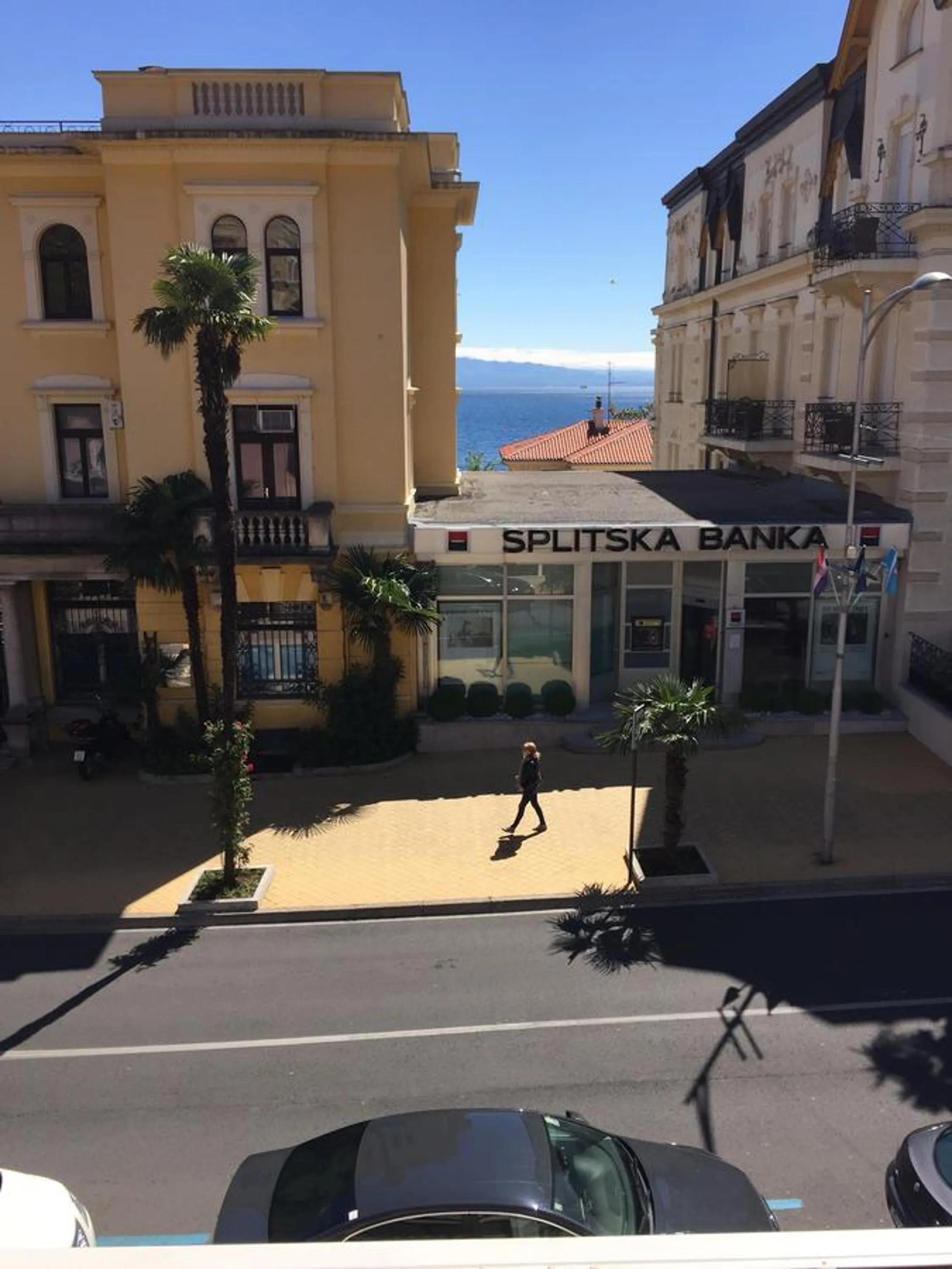 Sea view in Apartment Abbazia