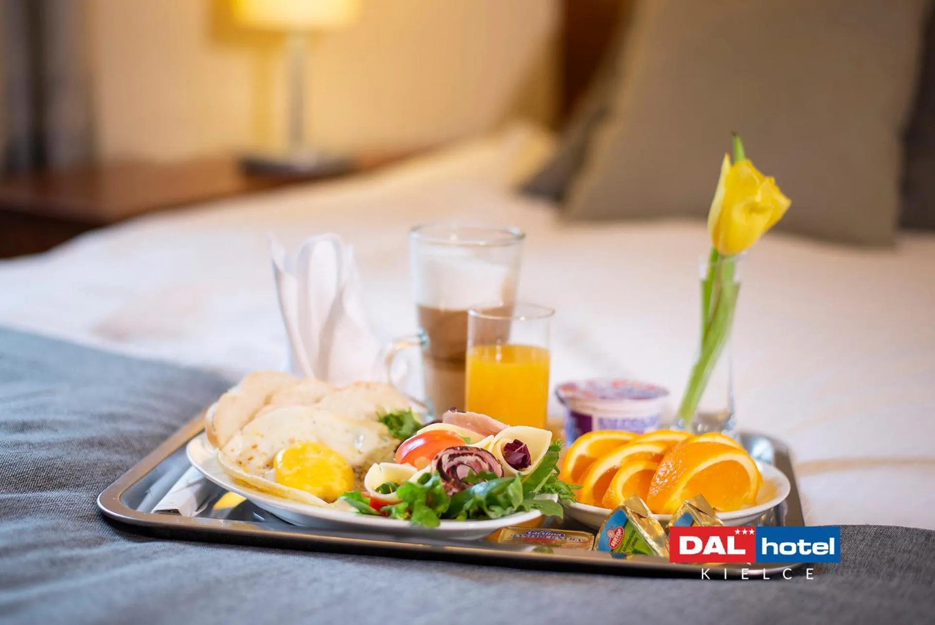 Food close-up, Bed in Hotel Dal Kielce