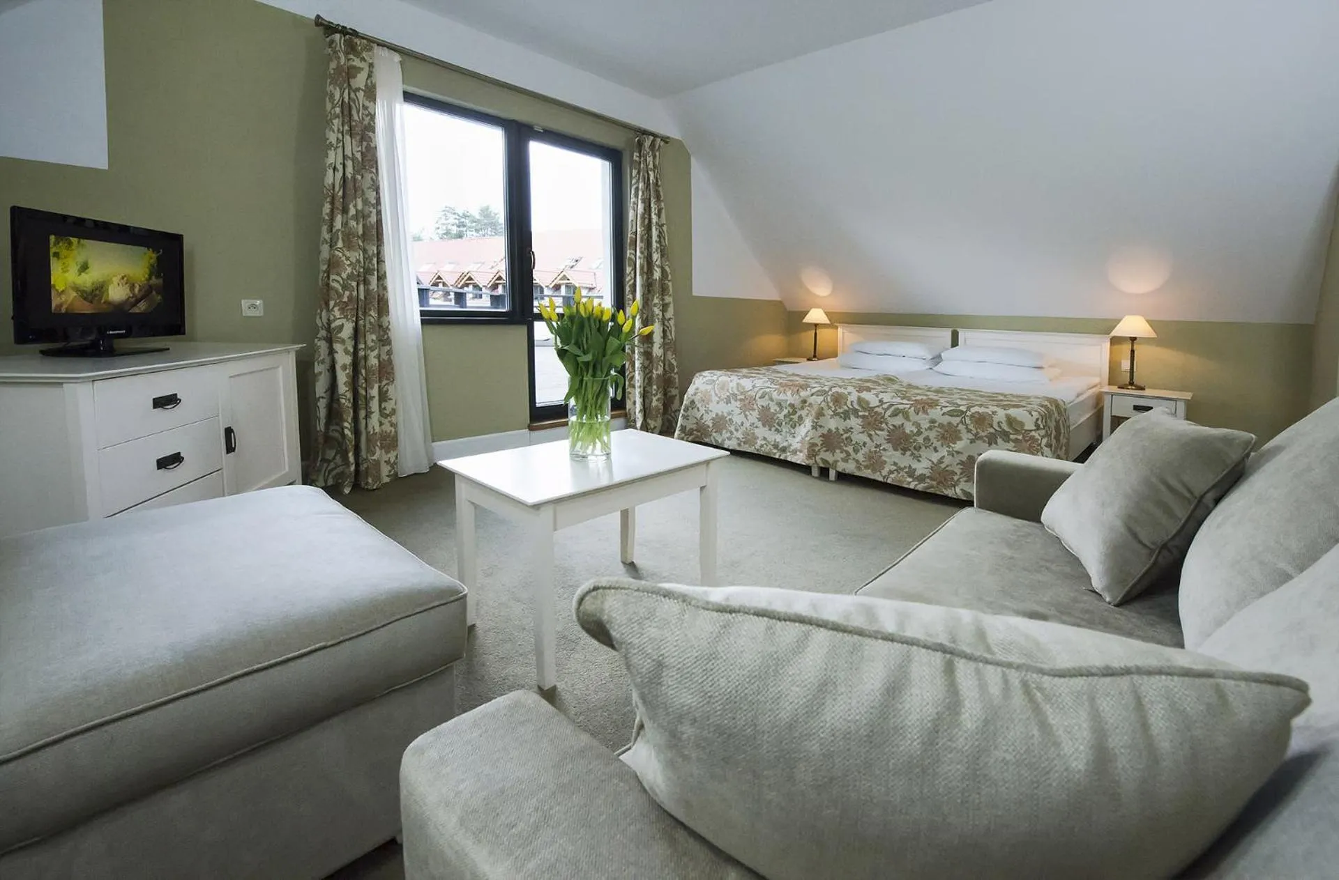 Photo of the whole room, Bed in Warmia Park