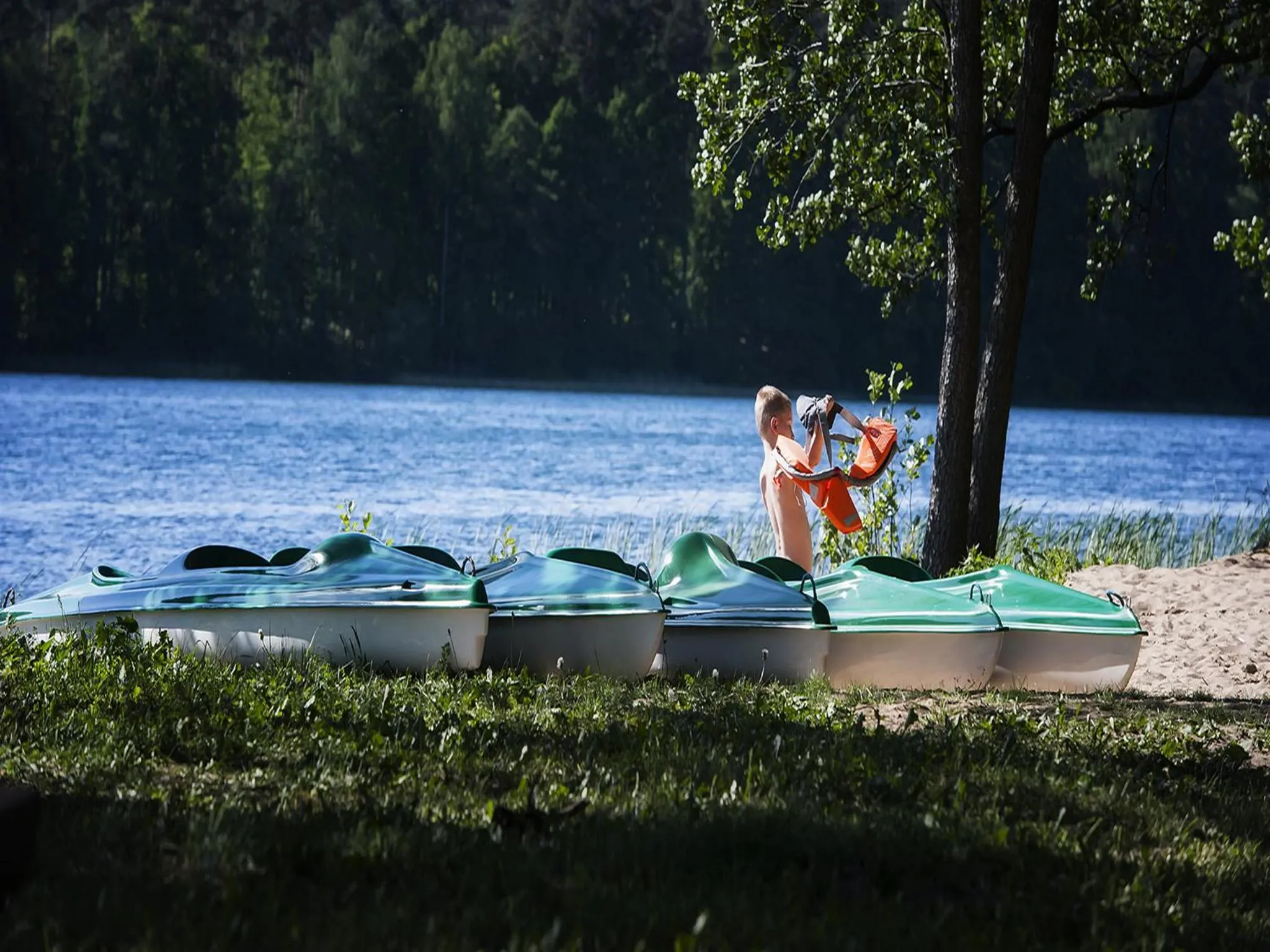 Beach in Warmia Park