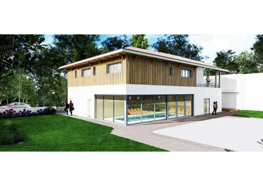 Swimming pool in LOGIS HOTELS - Hôtel et Restaurant L'Océana Swimming pool in LOGIS HOTELS - Hôtel et Restaurant L'Océana