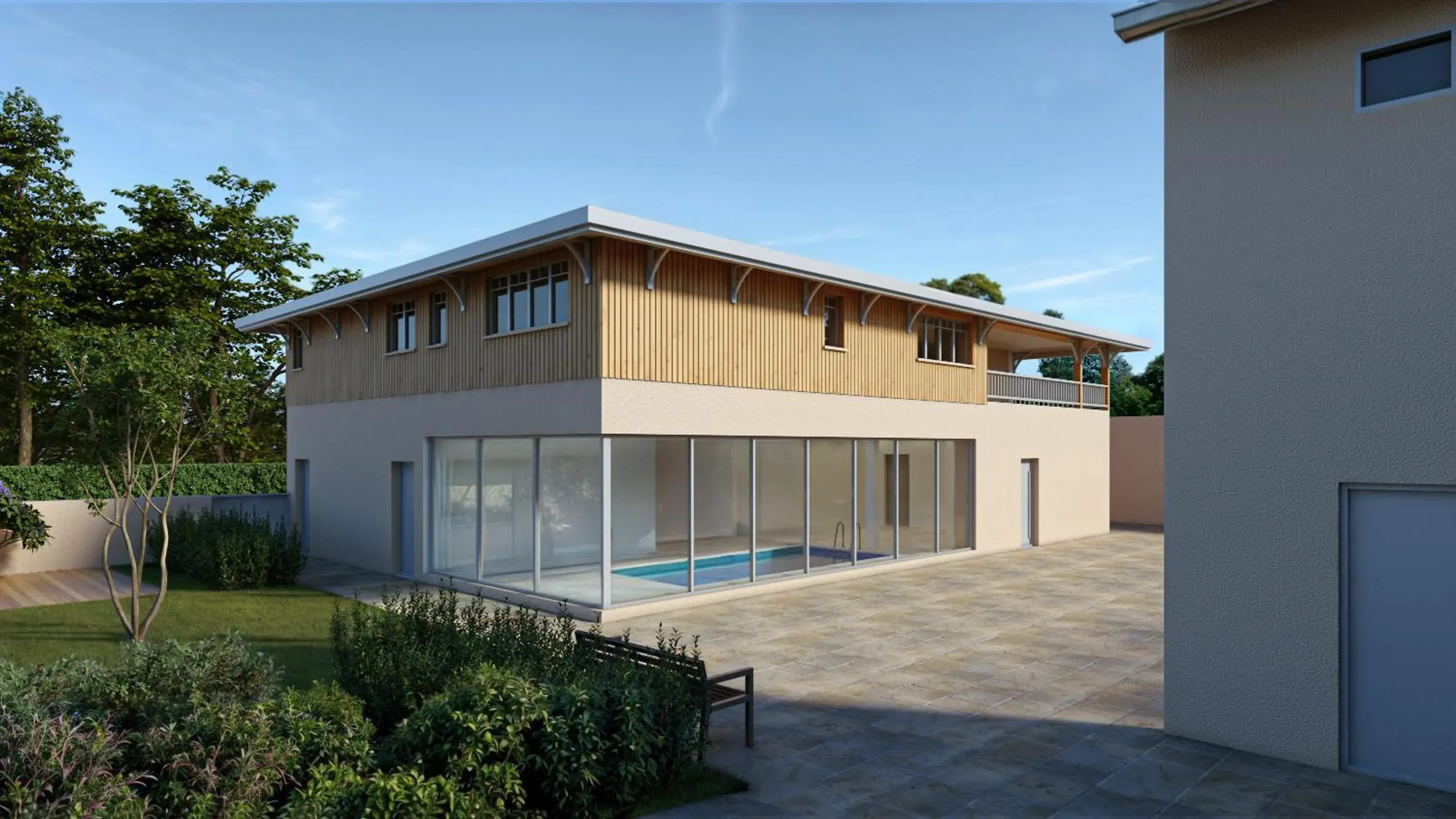 Swimming pool in LOGIS HOTELS - Hôtel et Restaurant L'Océana Swimming pool in LOGIS HOTELS - Hôtel et Restaurant L'Océana