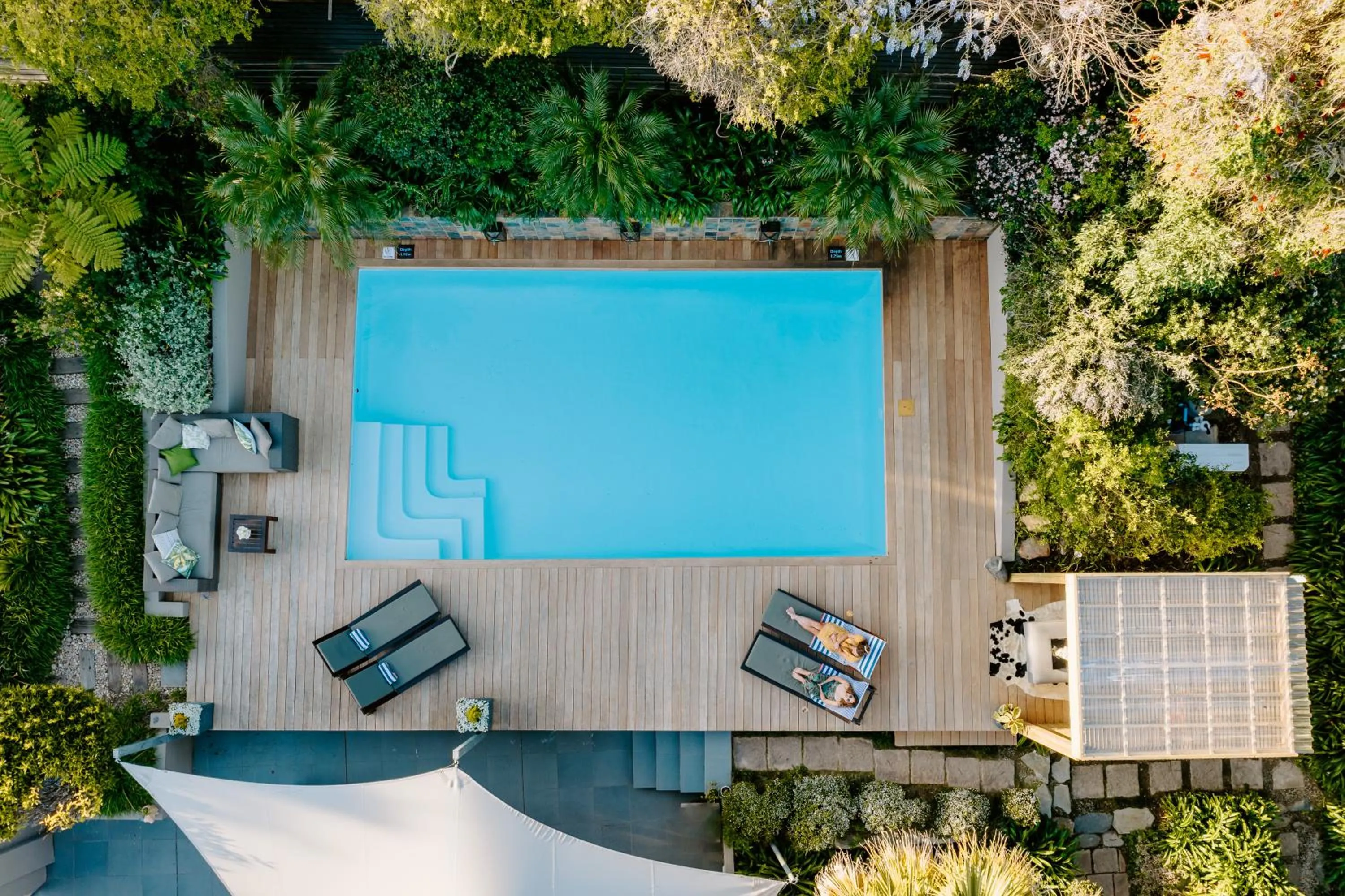 Swimming pool in Kanonkop House