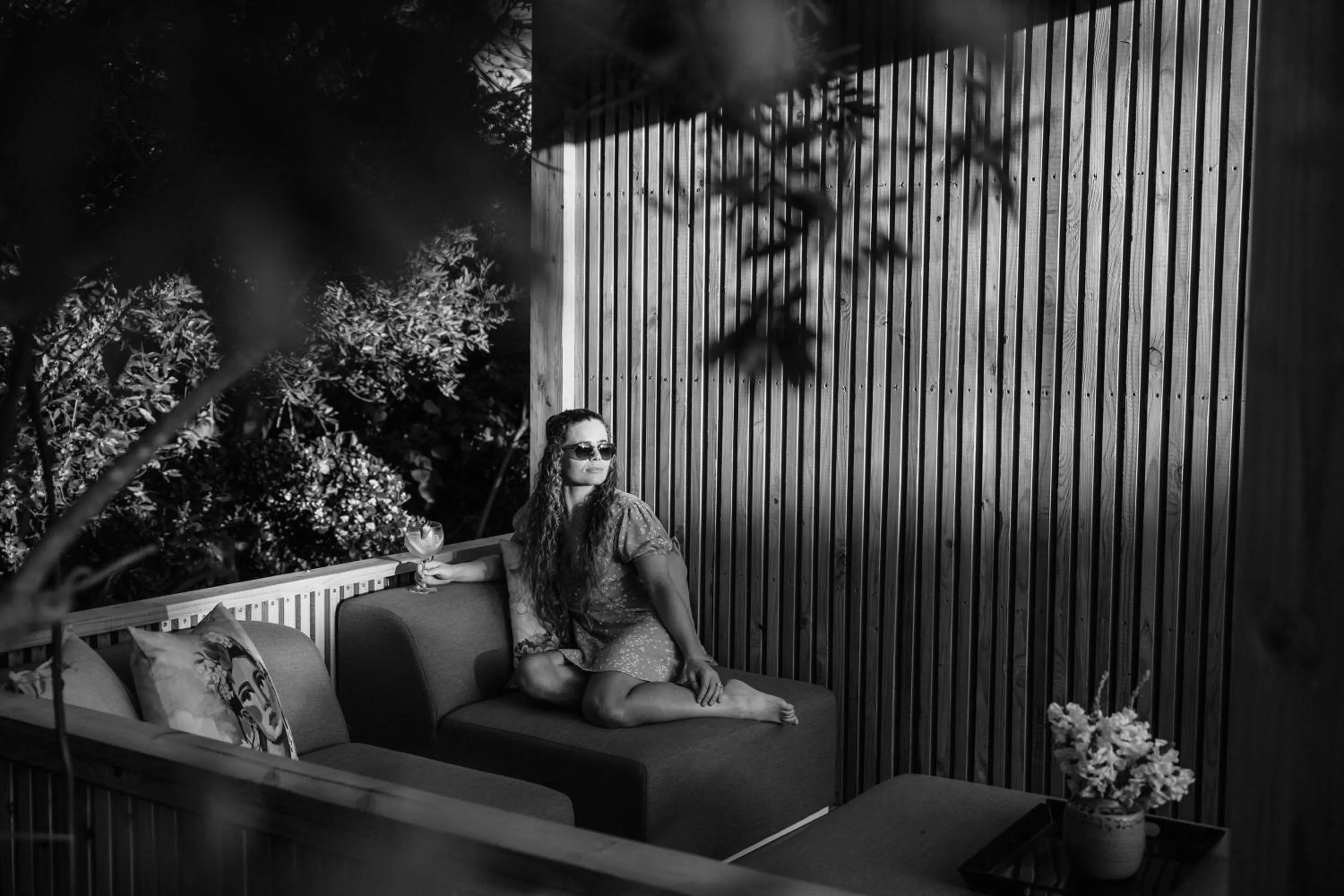 Seating area in Kanonkop House