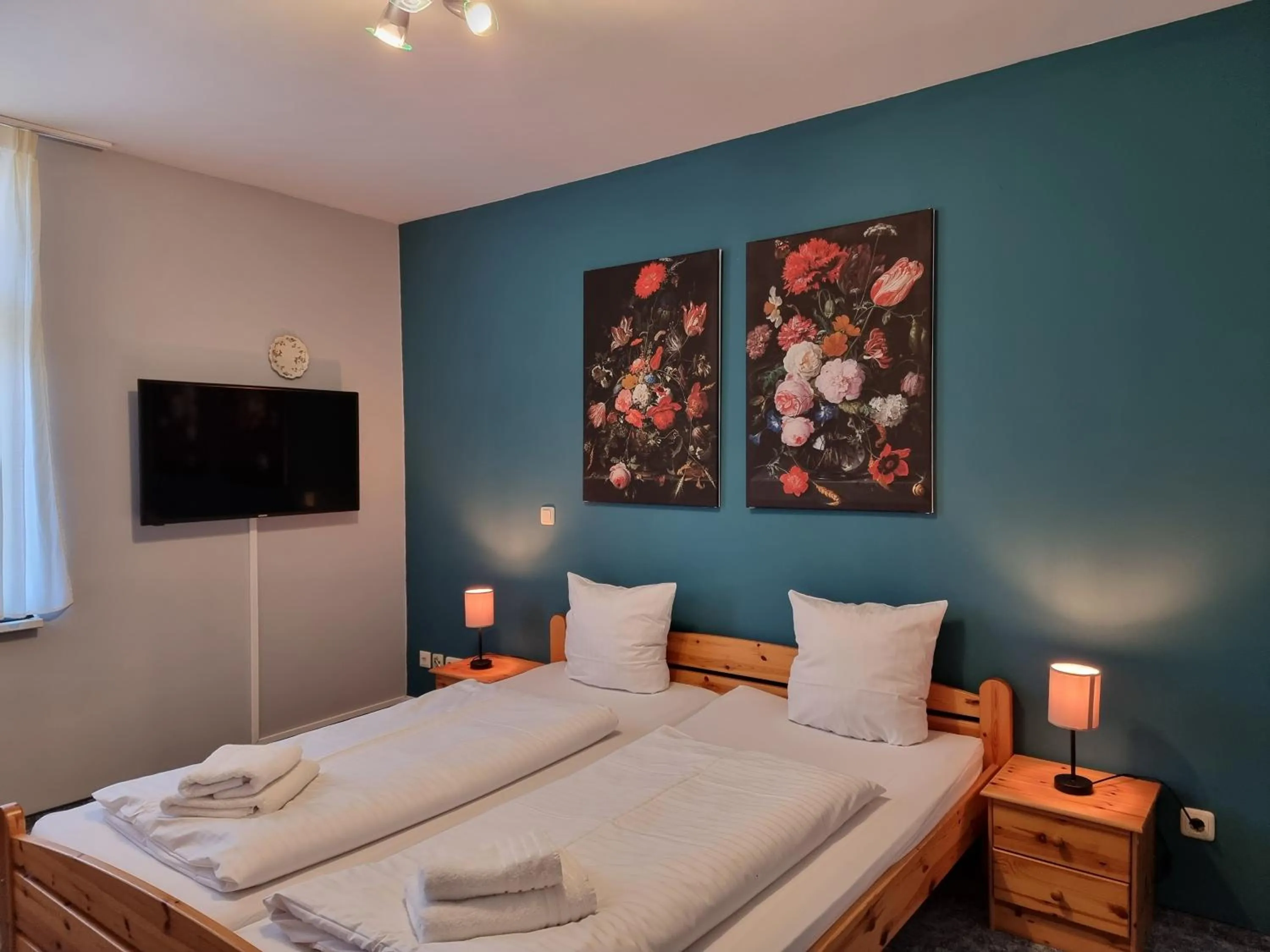 Bed in Hotel Zur Luppbode