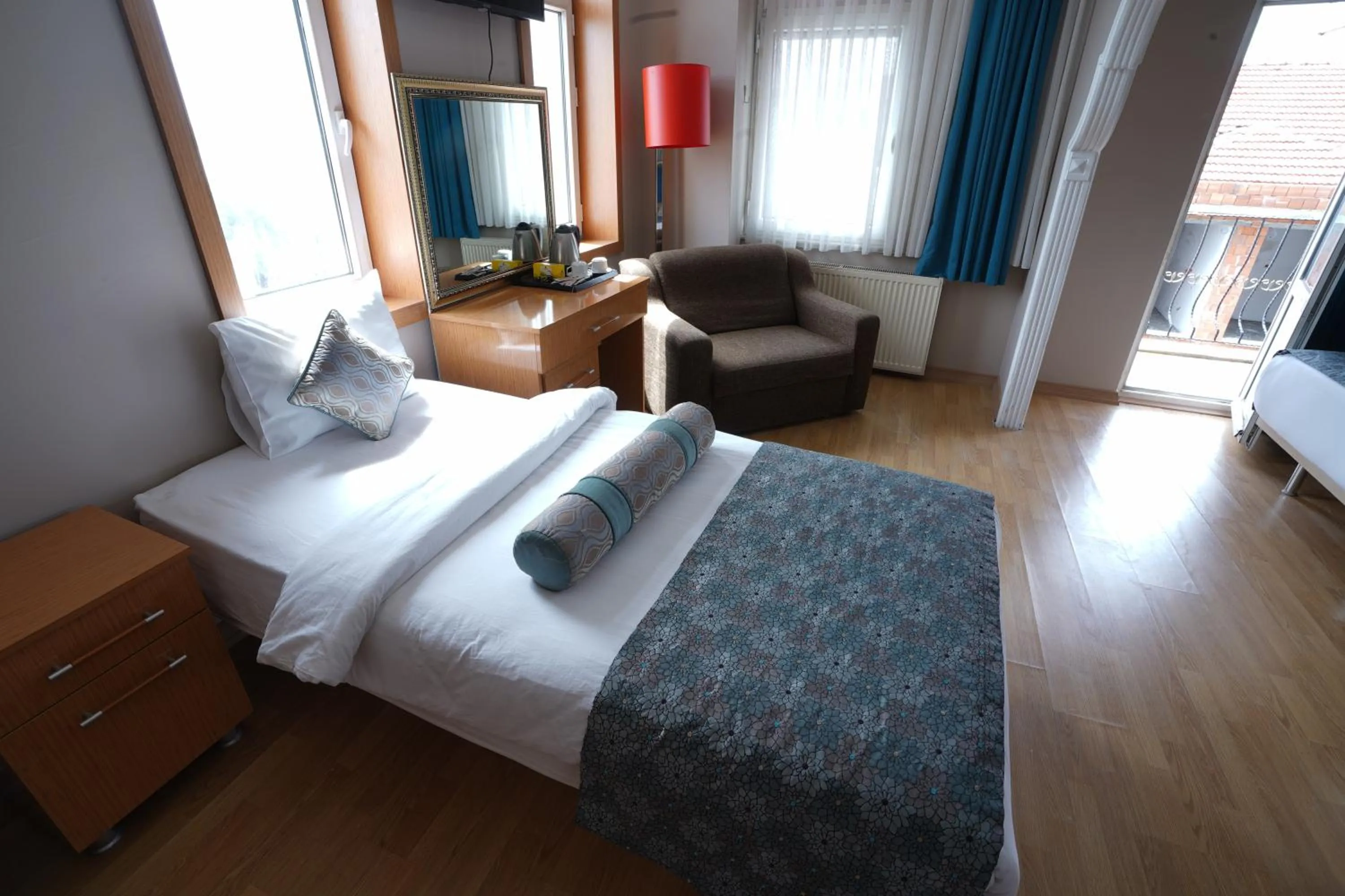 Bed in İSTA Golden Palace Hotel