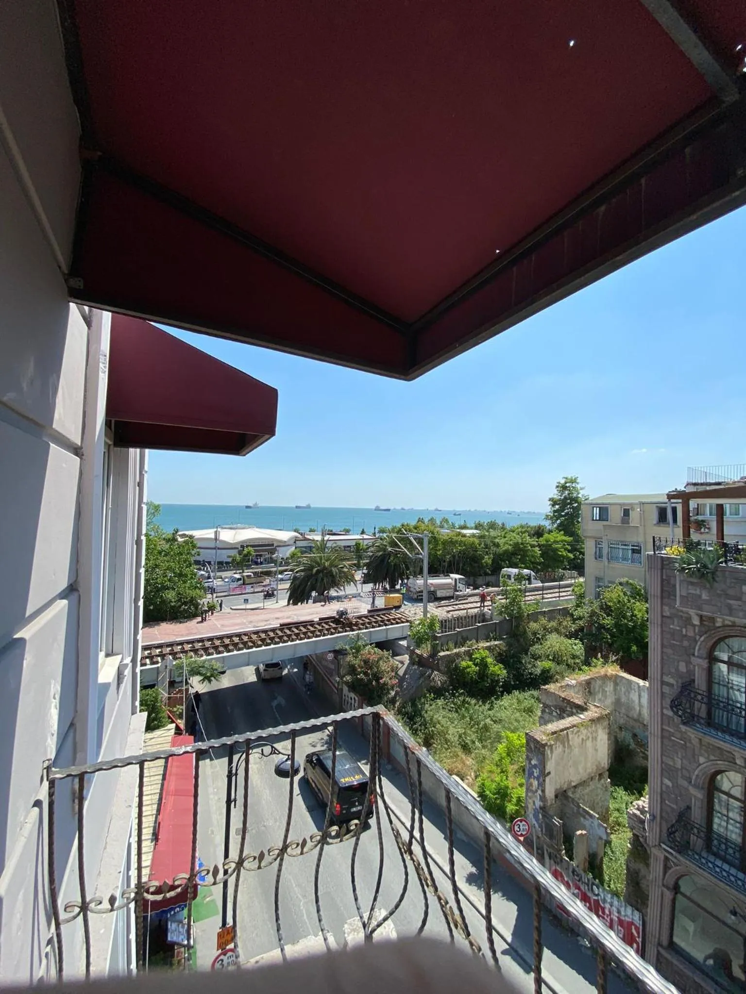 Balcony/Terrace in İSTA Golden Palace Hotel