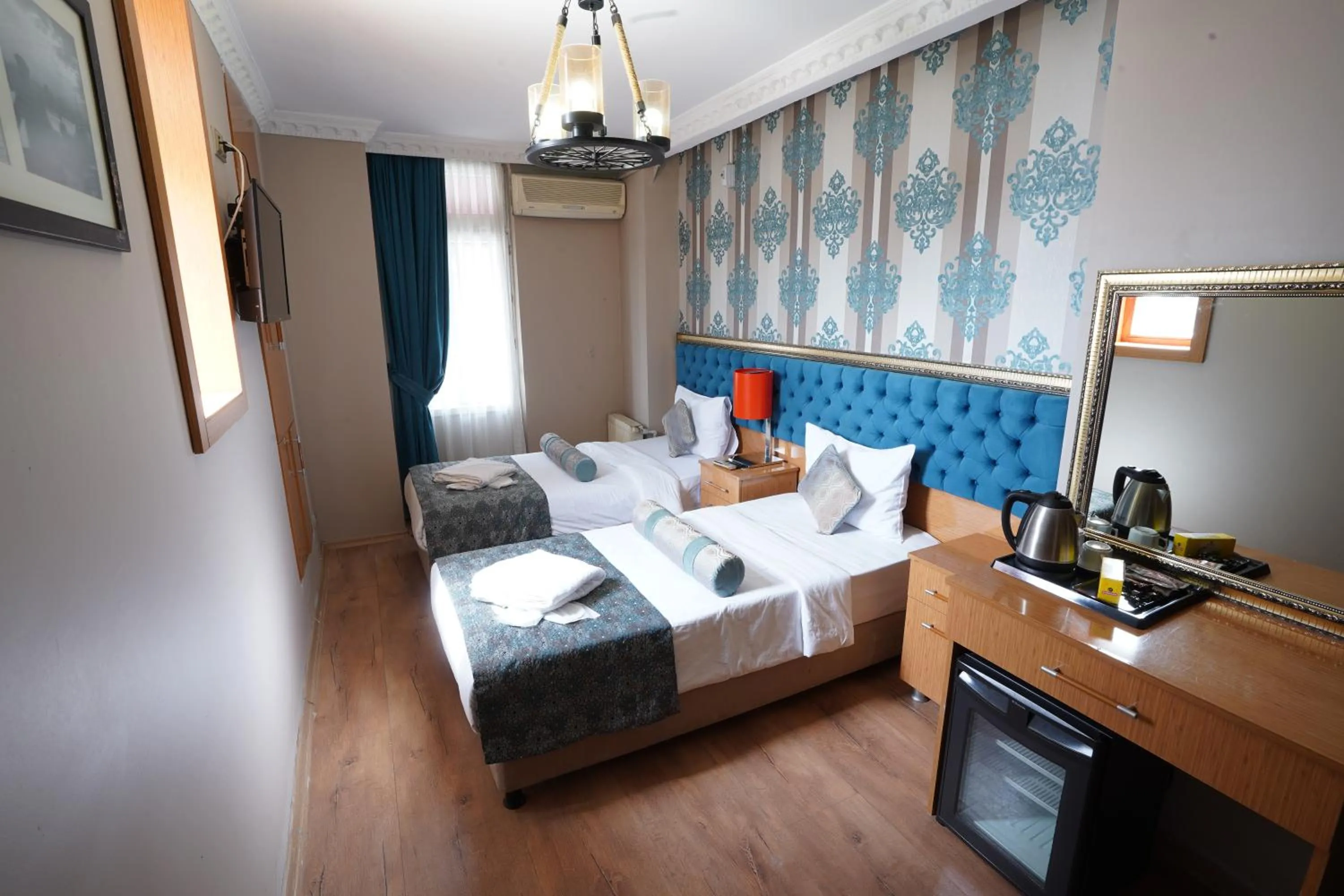 Bed in İSTA Golden Palace Hotel