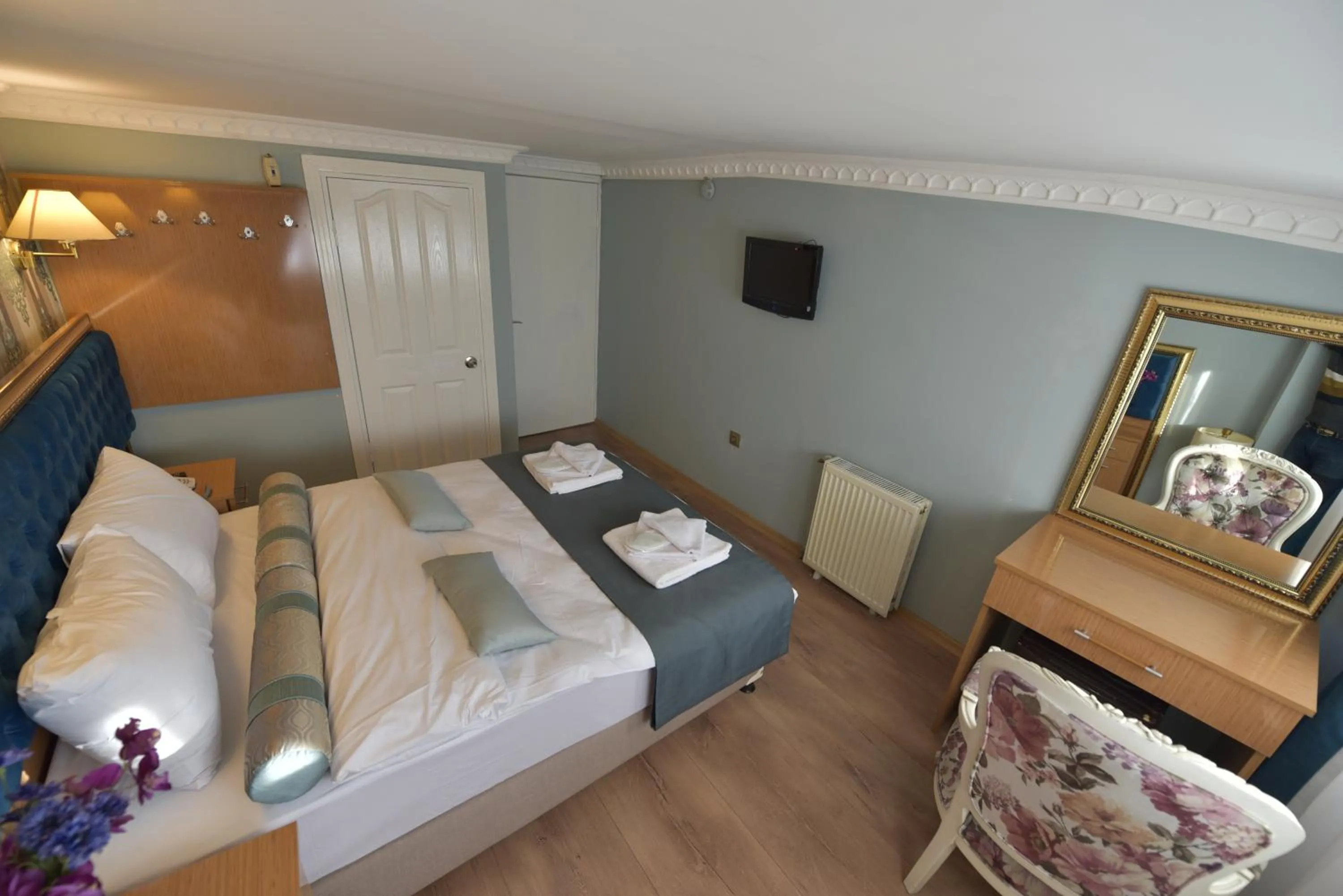 Bed in İSTA Golden Palace Hotel