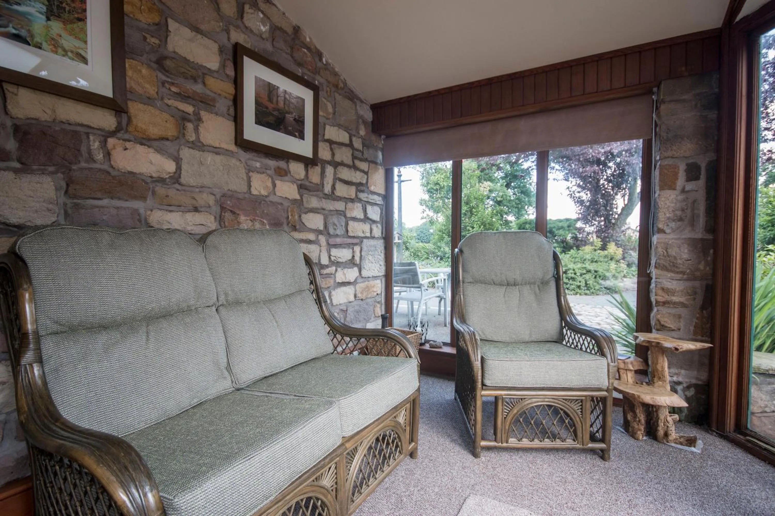 Garden in Stanley Lodge Farmhouse