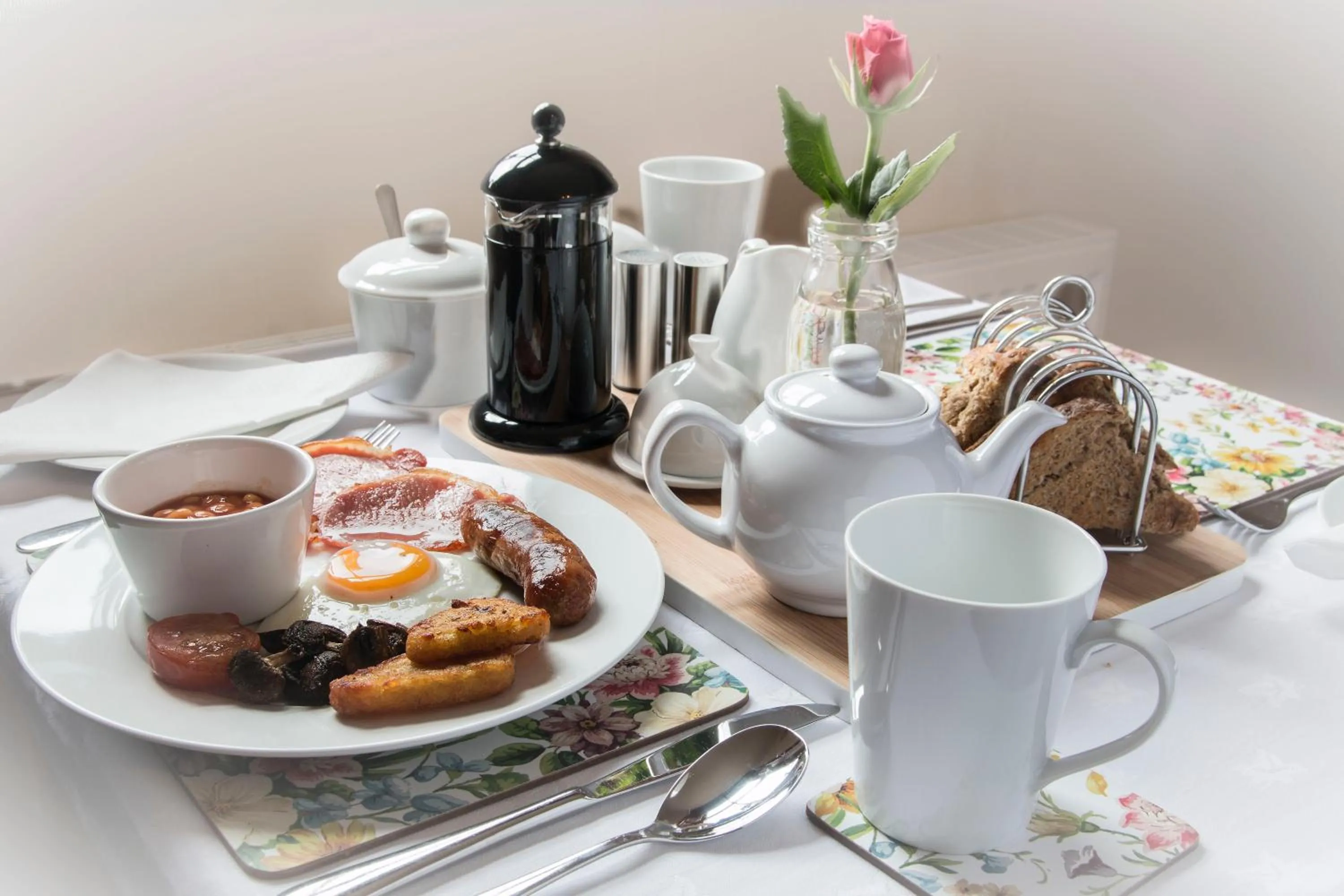 Food close-up in Stanley Lodge Farmhouse