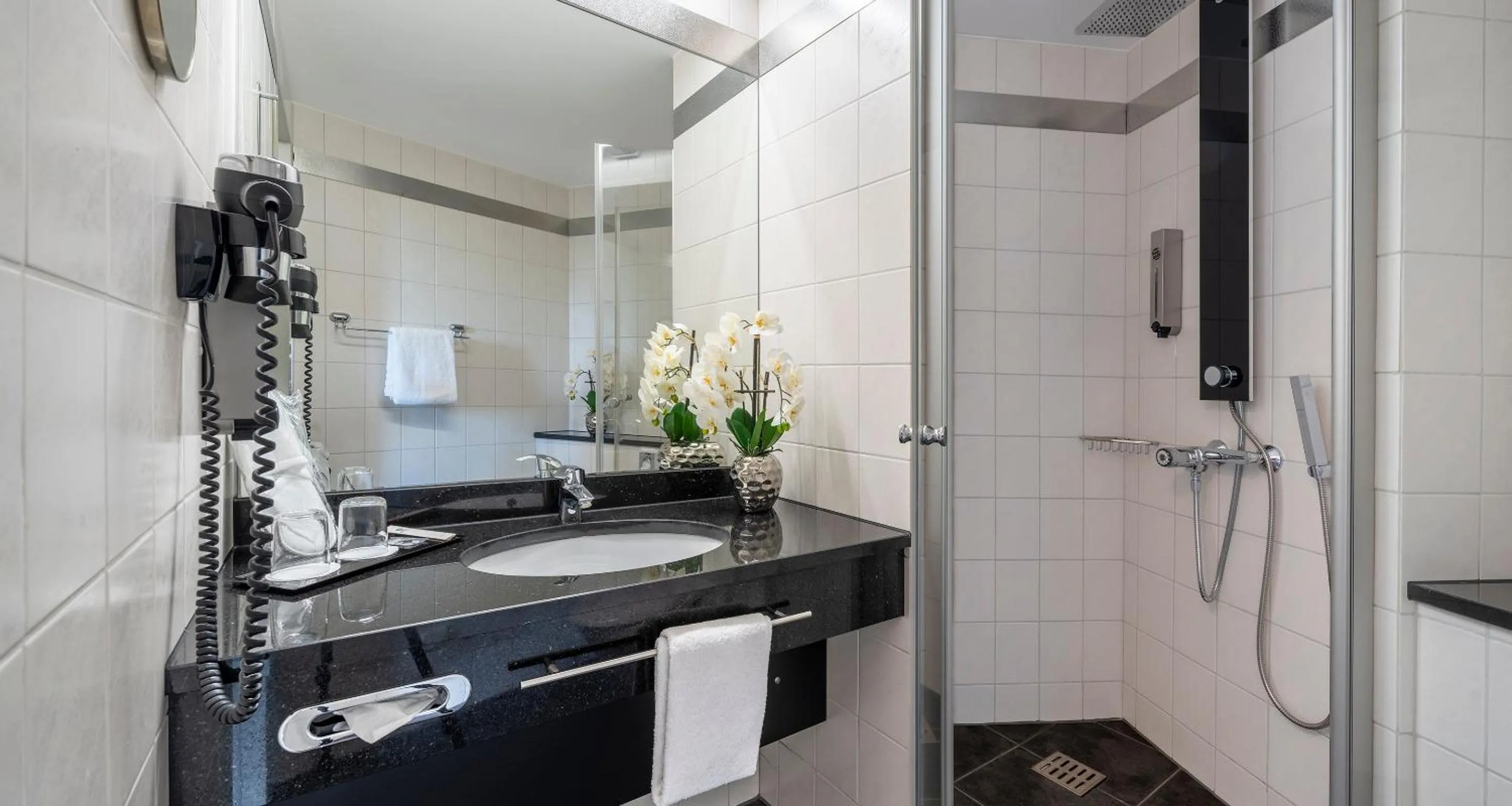 Bathroom in PLAZA INN Stuttgart Airport Messe