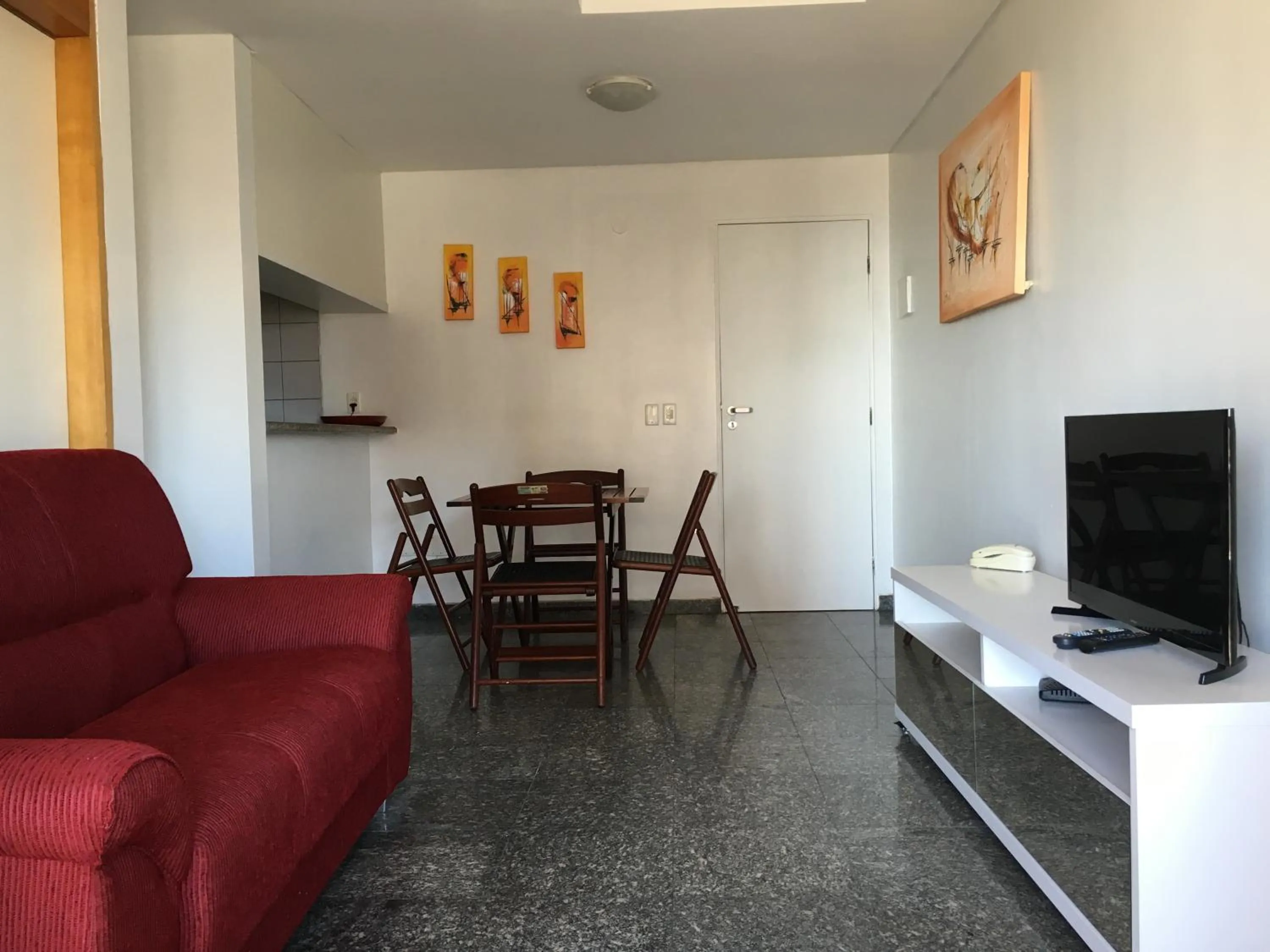 Living room in Luzon Flat Meireles Praia