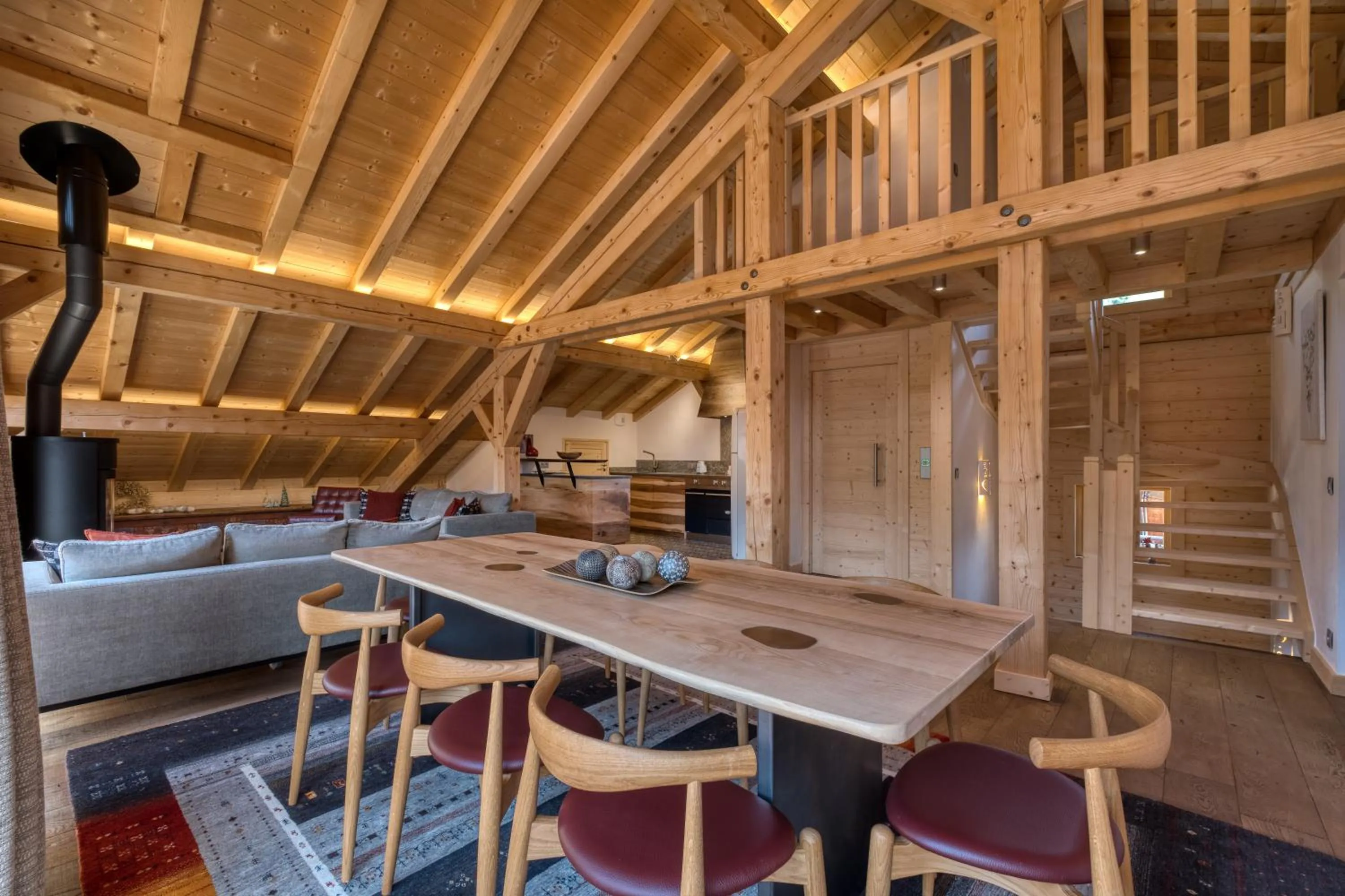 Kitchen or kitchenette in Flocons de Sel - Relais & Chateaux