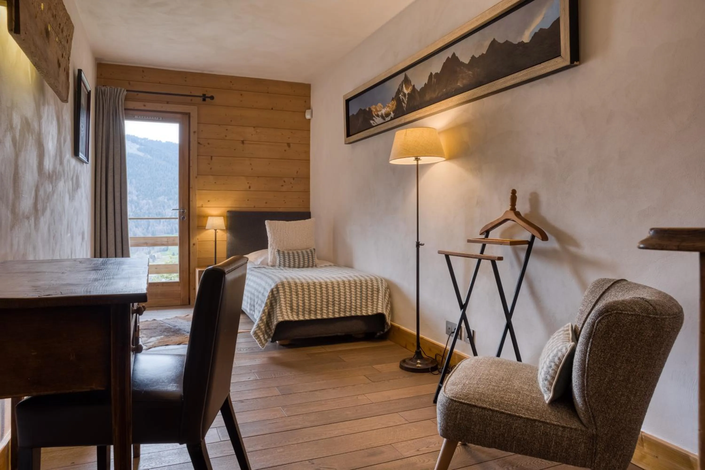 Bed in Flocons de Sel - Relais & Chateaux