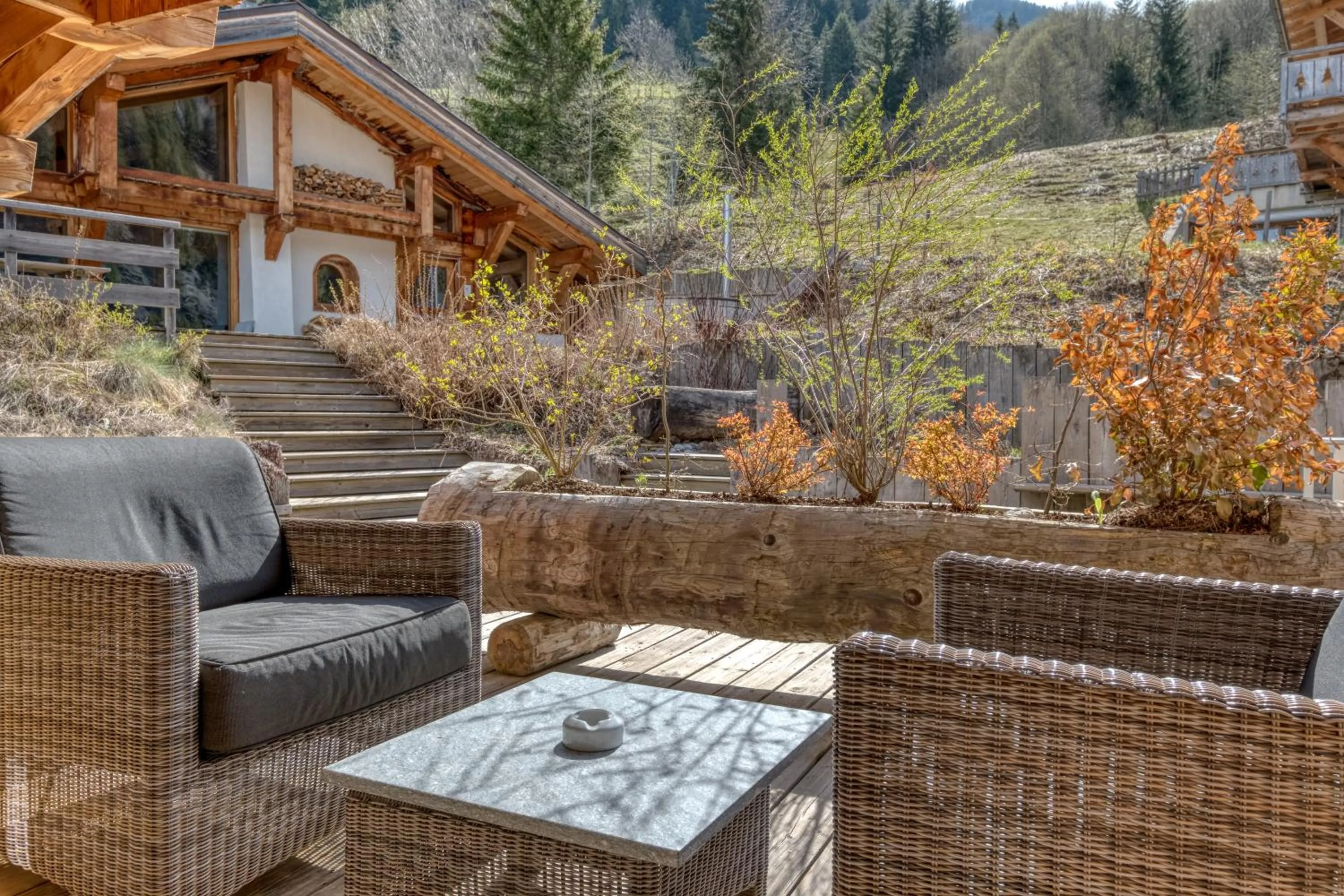 Patio in Flocons de Sel - Relais & Chateaux