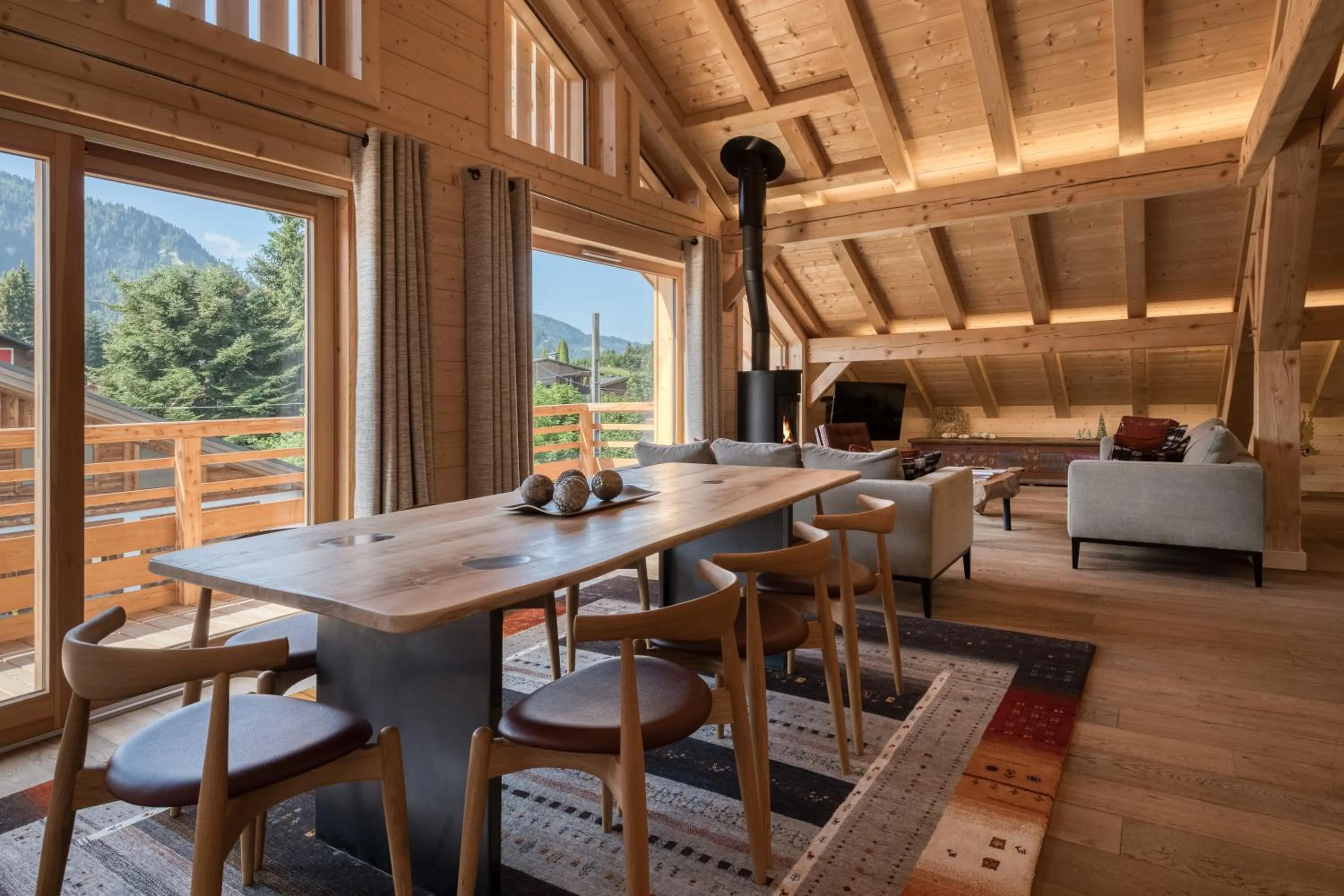 Living room in Location Chalet et Appartement - Emmanuel Renaut