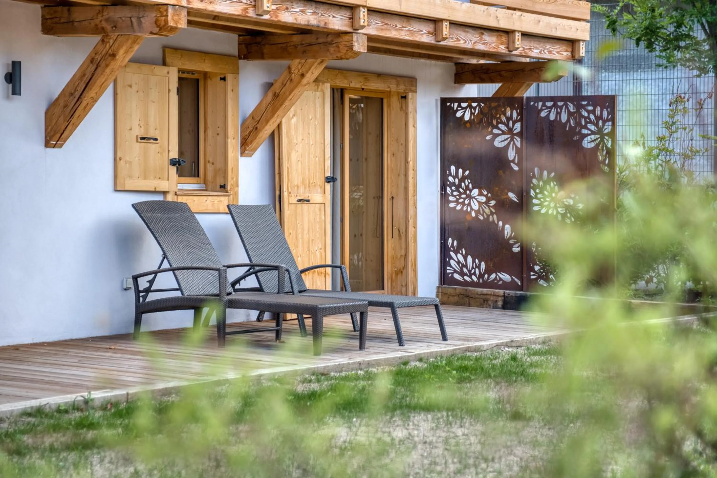 Patio in Flocons de Sel - Relais & Chateaux