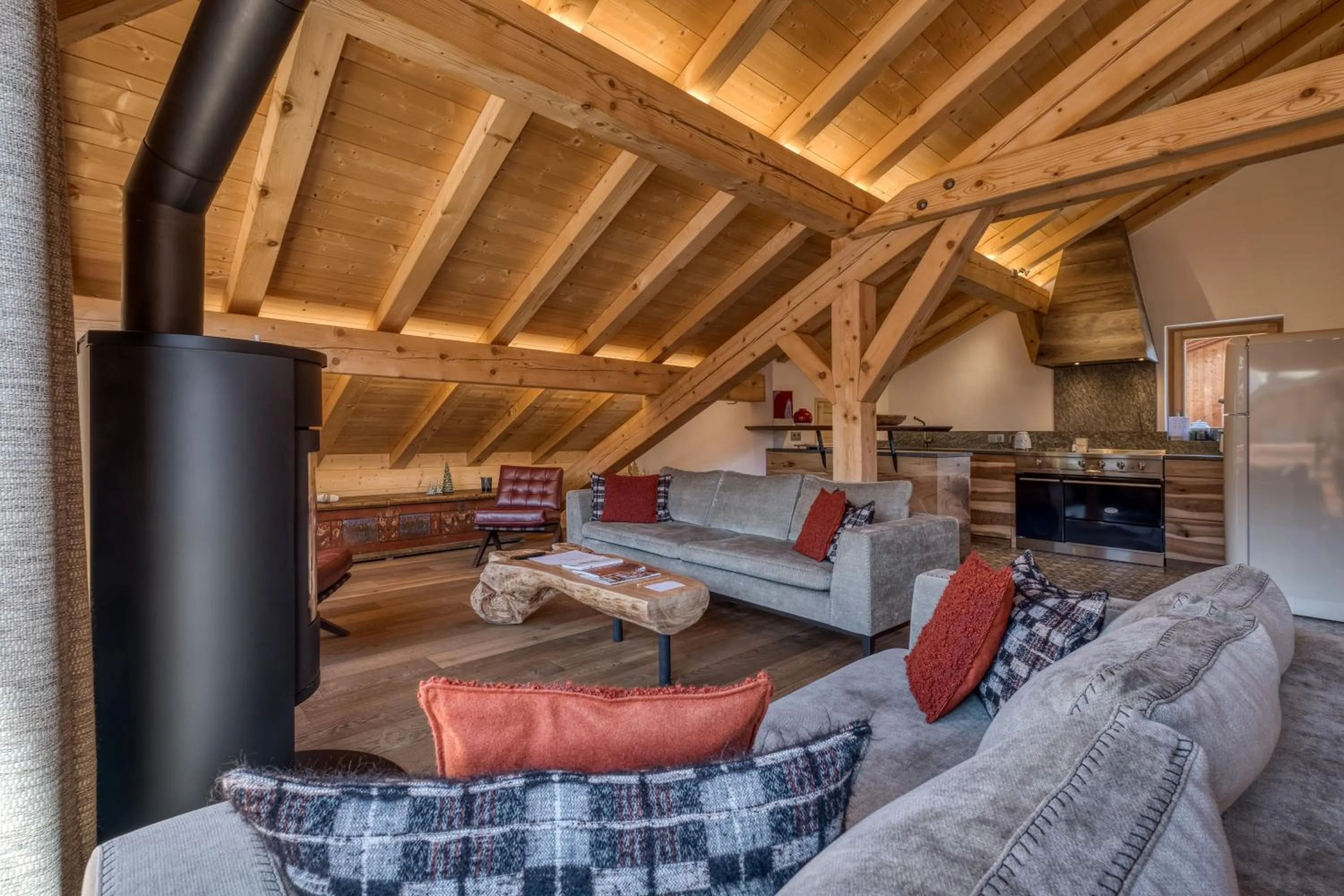 Kitchen or kitchenette in Flocons de Sel - Relais & Chateaux