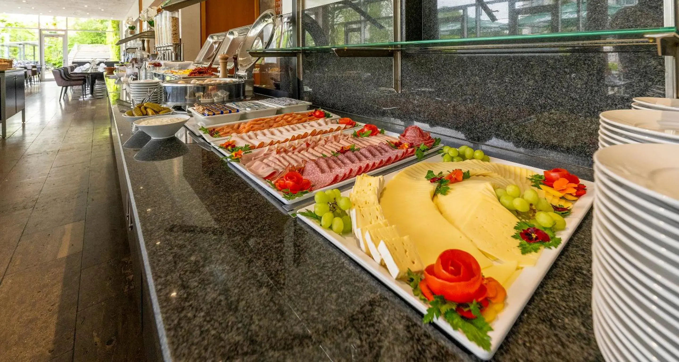 Buffet breakfast in PLAZA INN Stuttgart-Ditzingen Buffet breakfast in PLAZA INN Stuttgart-Ditzingen
