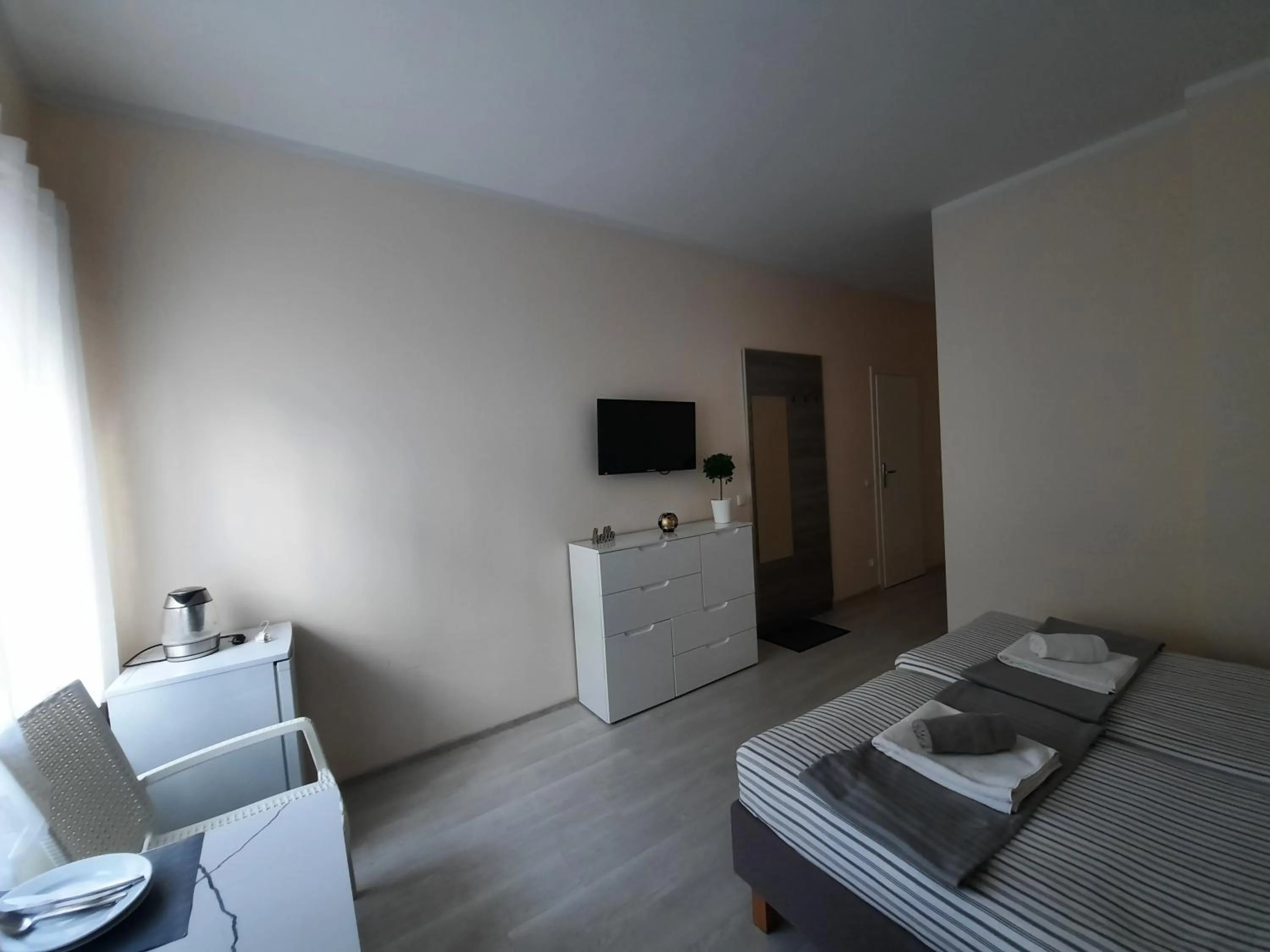 hair dresser, Bed in Villa Międzyzdroje