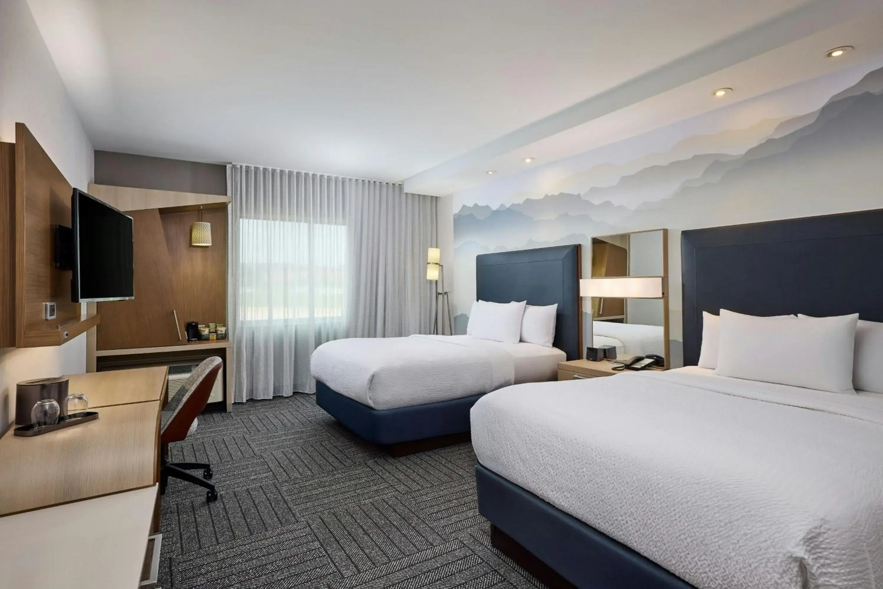 Queen Room with Two Queen Beds - Hearing Accessible in Courtyard by Marriott Denver Southwest/Littleton Queen Room with Two Queen Beds - Hearing Accessible in Courtyard by Marriott Denver Southwest/Littleton
