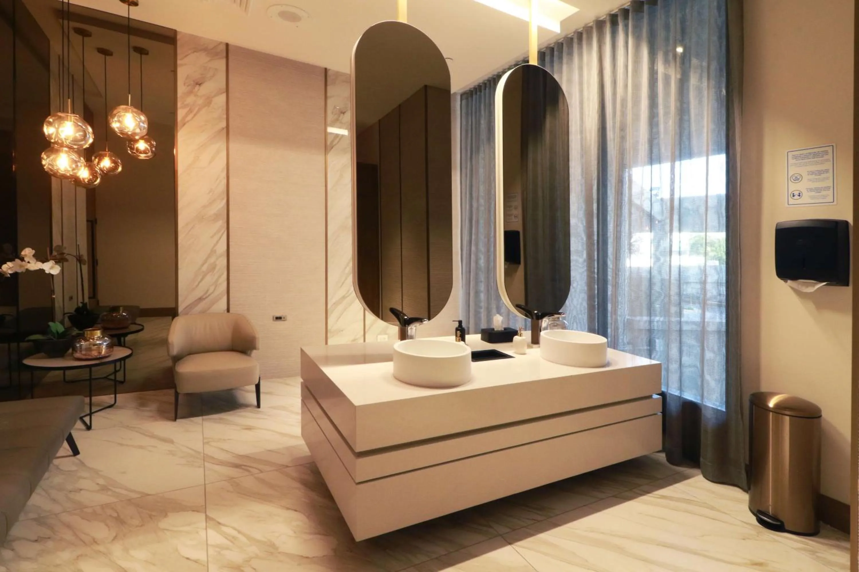 Bathroom in MS Milenium Monterrey Curio Collection by Hilton