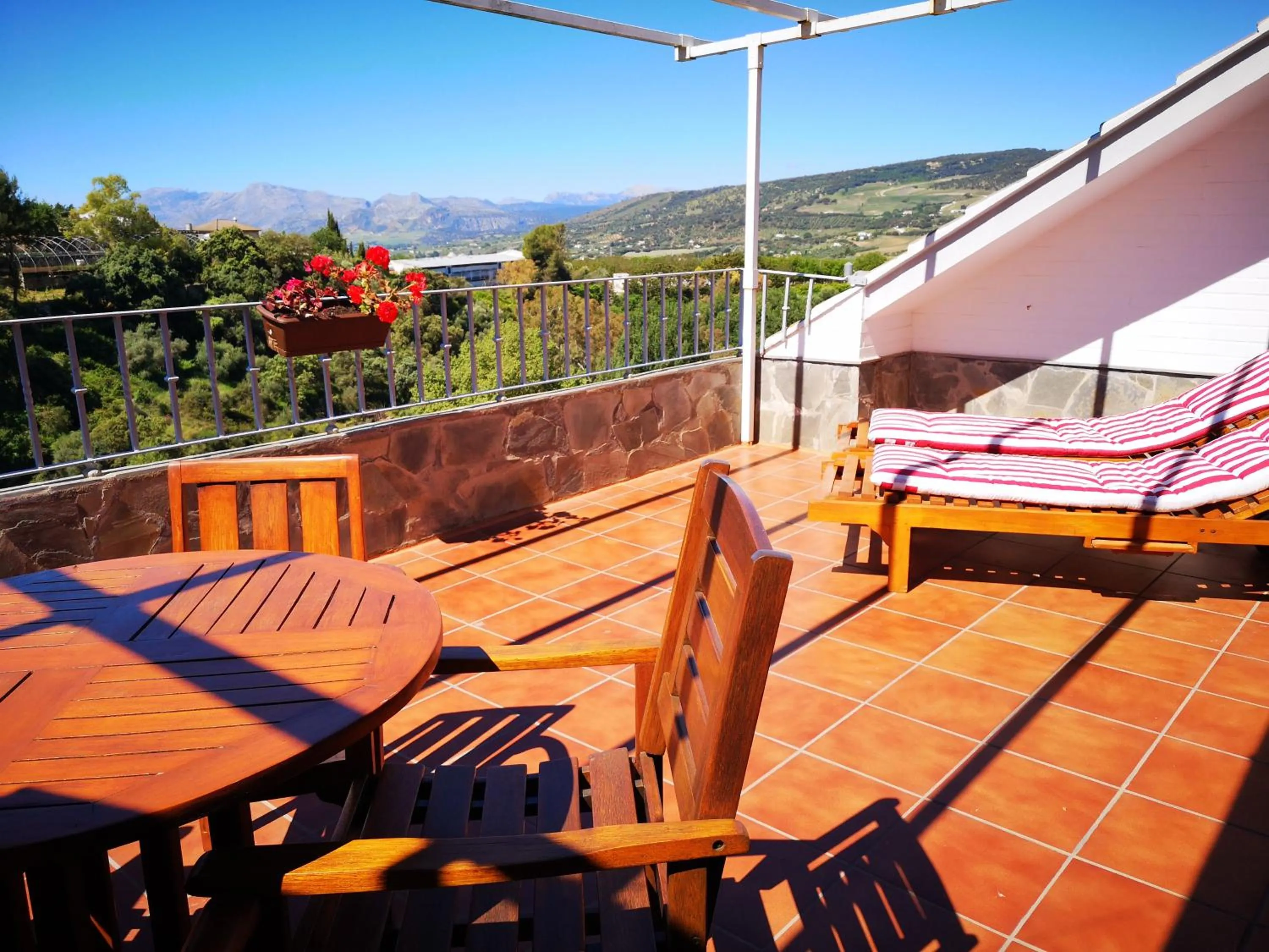 Balcony/Terrace in Villa Ignacia B&B - Naturaleza entre Ronda & Setenil