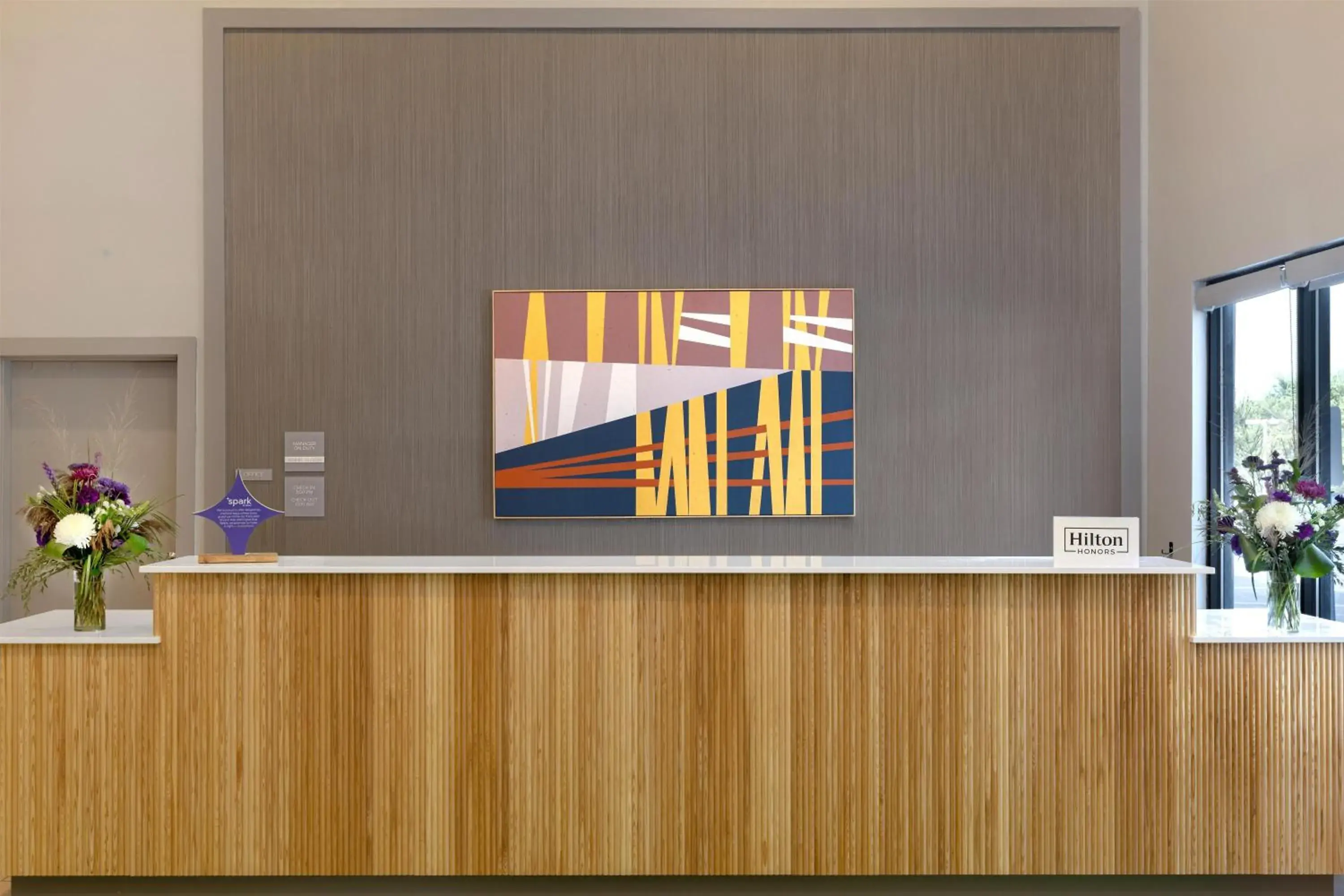 Lobby or reception in Spark By Hilton Ames Lobby or reception in Spark By Hilton Ames