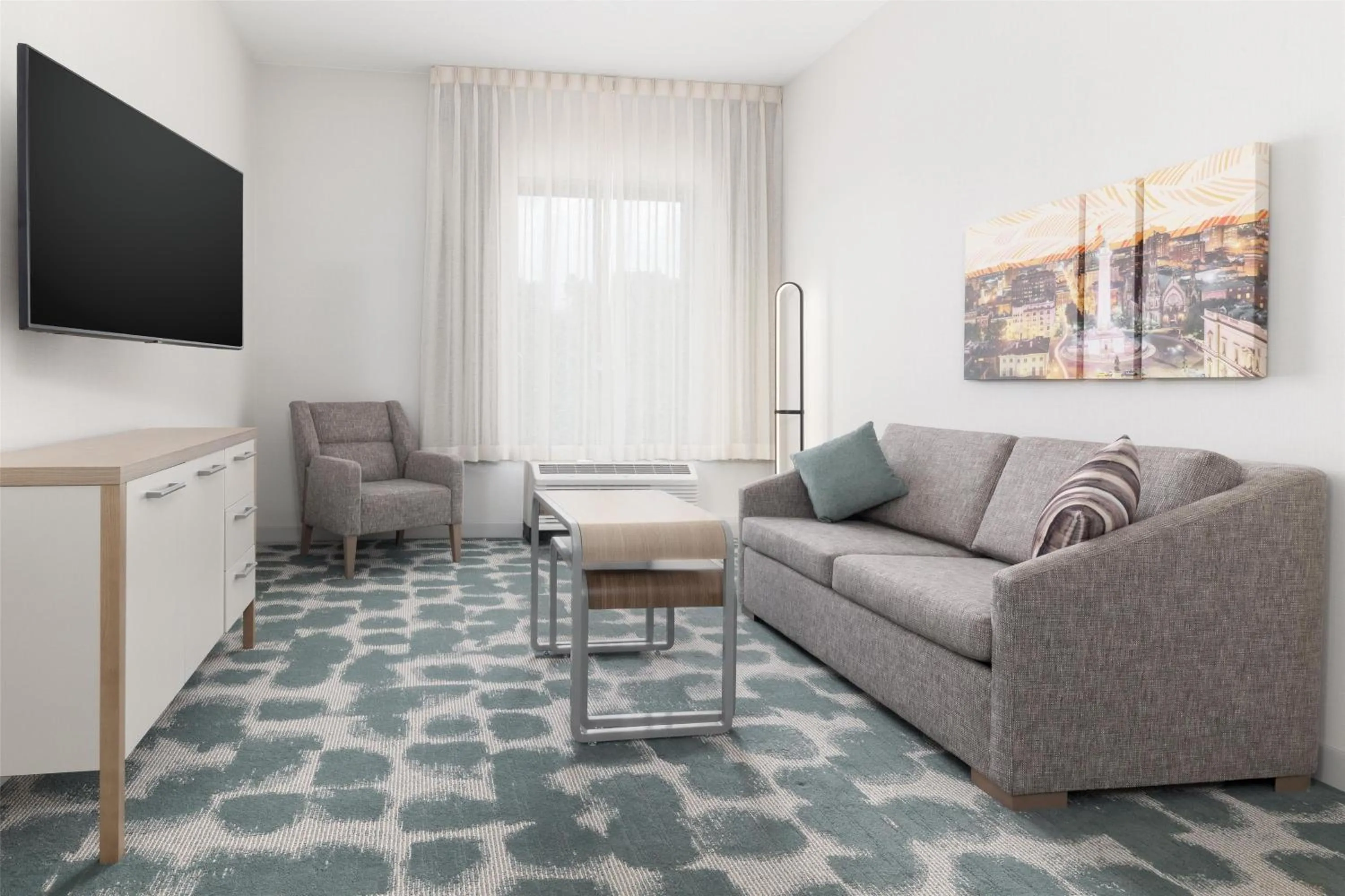 Living room in Homewood Suites by Hilton Baltimore - Arundel Mills