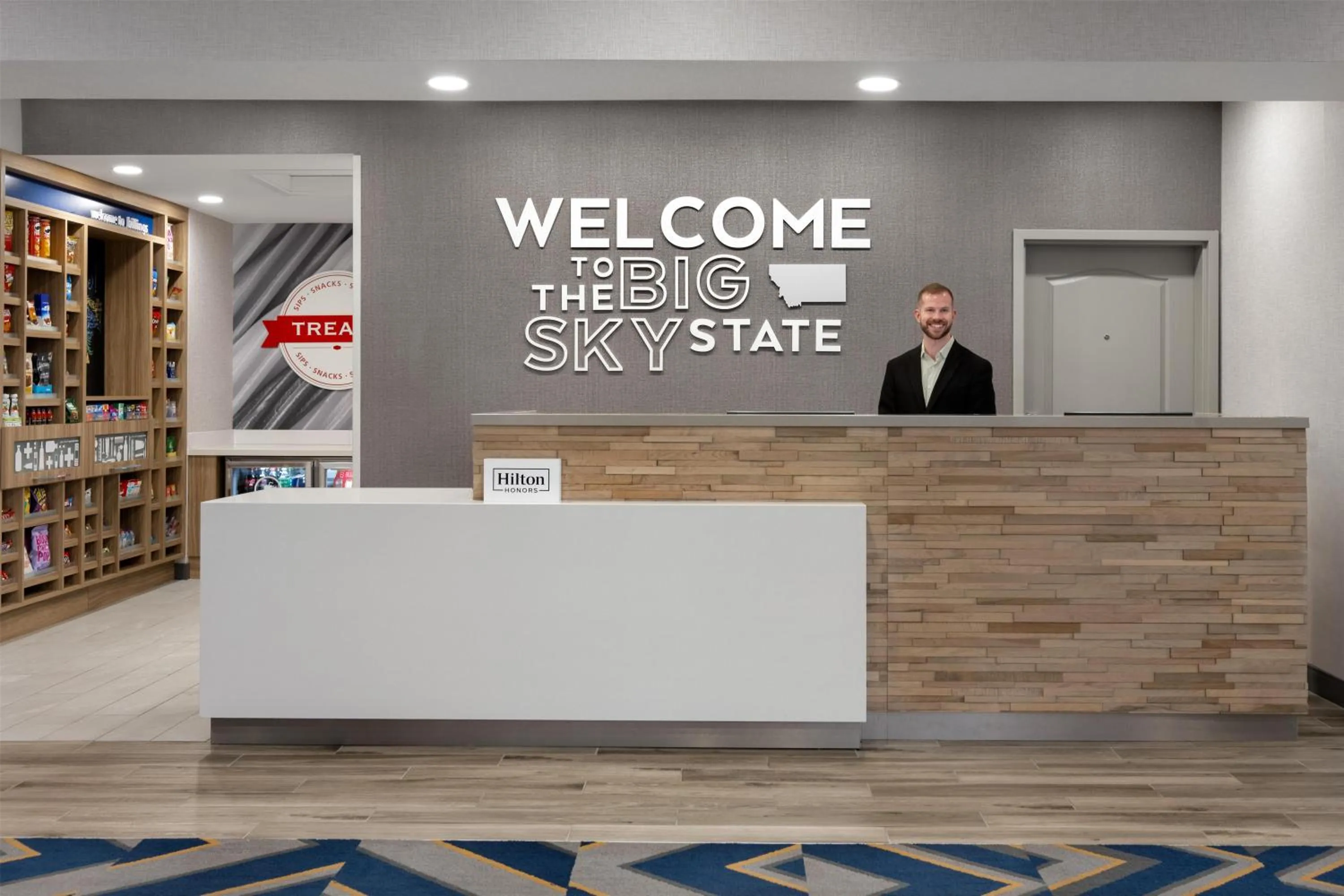 Lobby or reception in Hampton Inn & Suites Billings West I-90