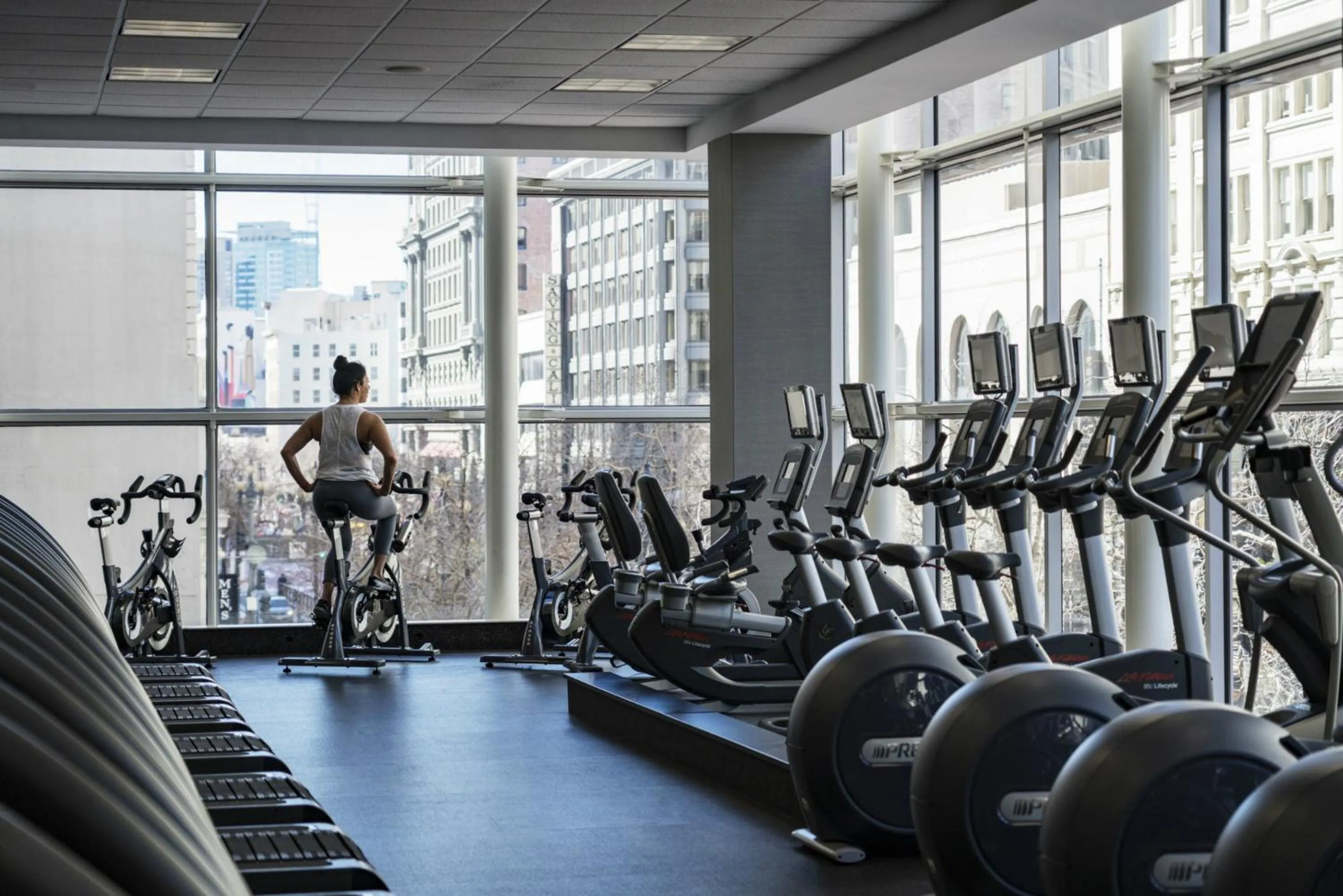 Fitness centre/facilities in Four Seasons Hotel San Francisco