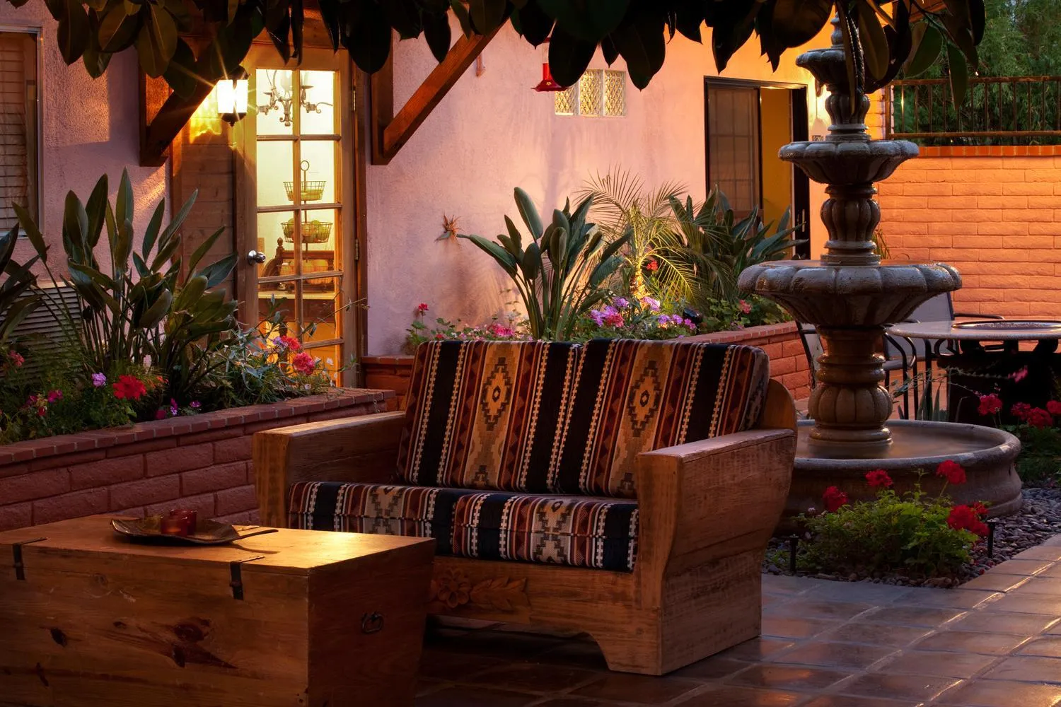 Patio in Hotel California