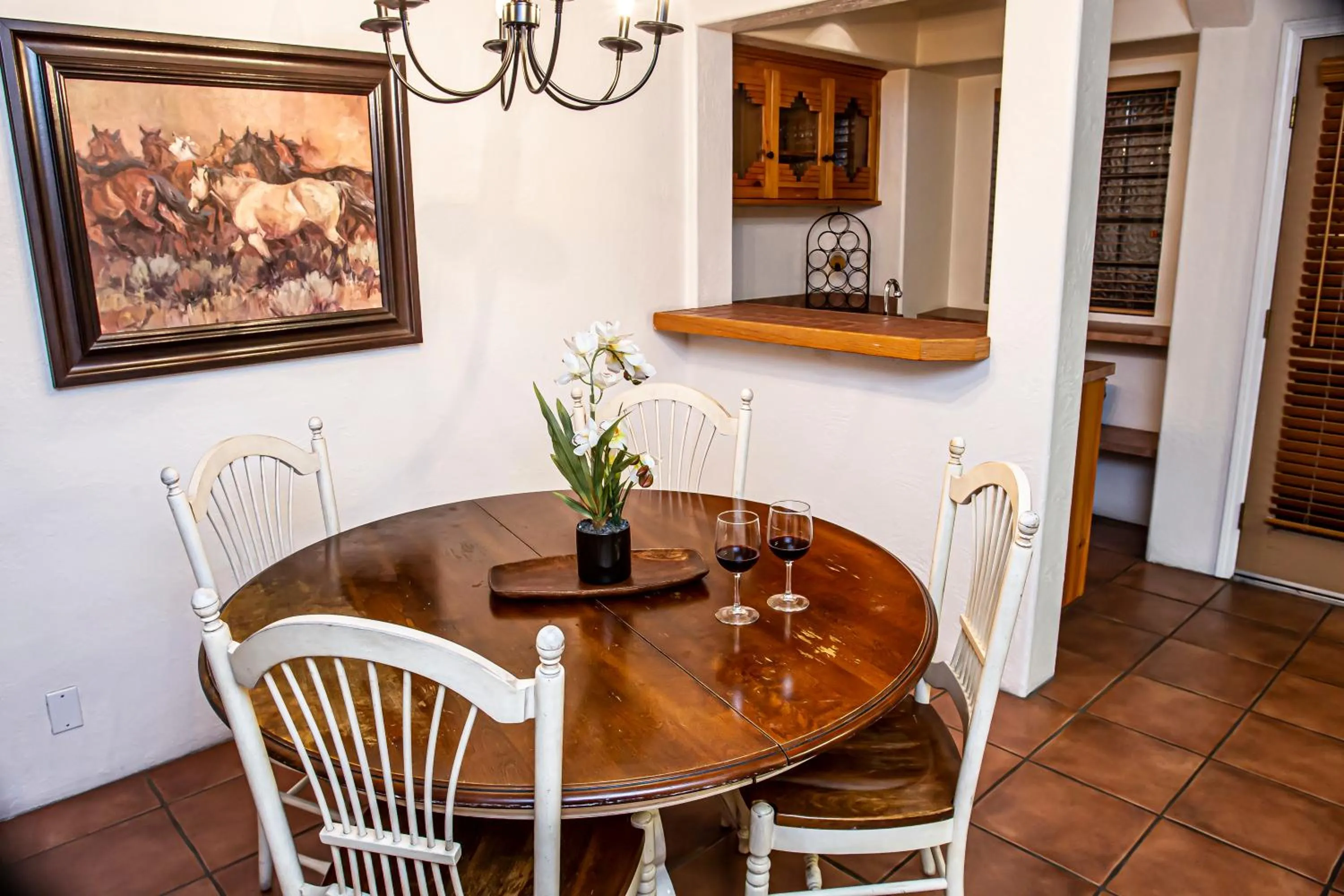 Dining area in Hotel California