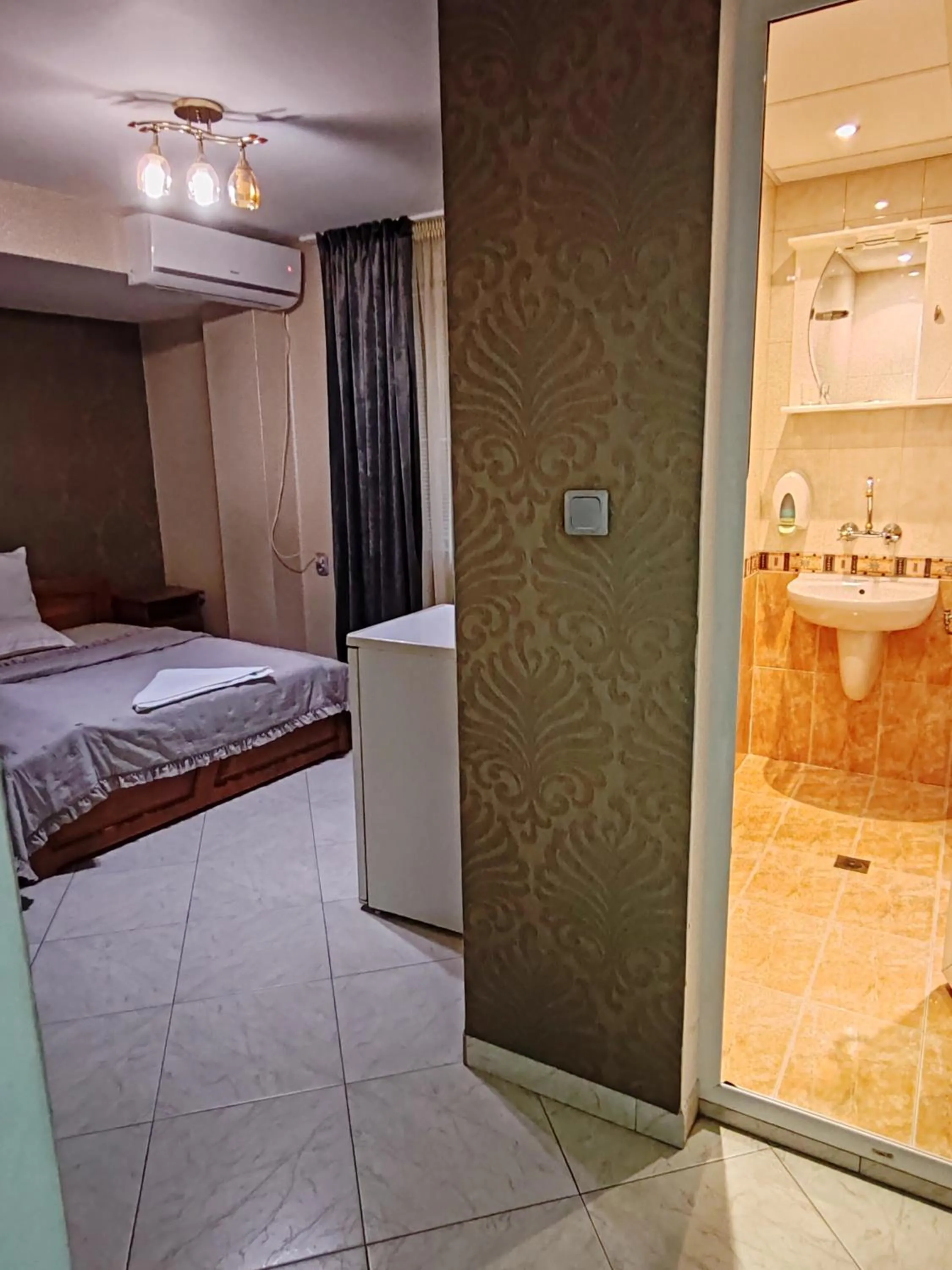 Bed in Family Hotel Kartala