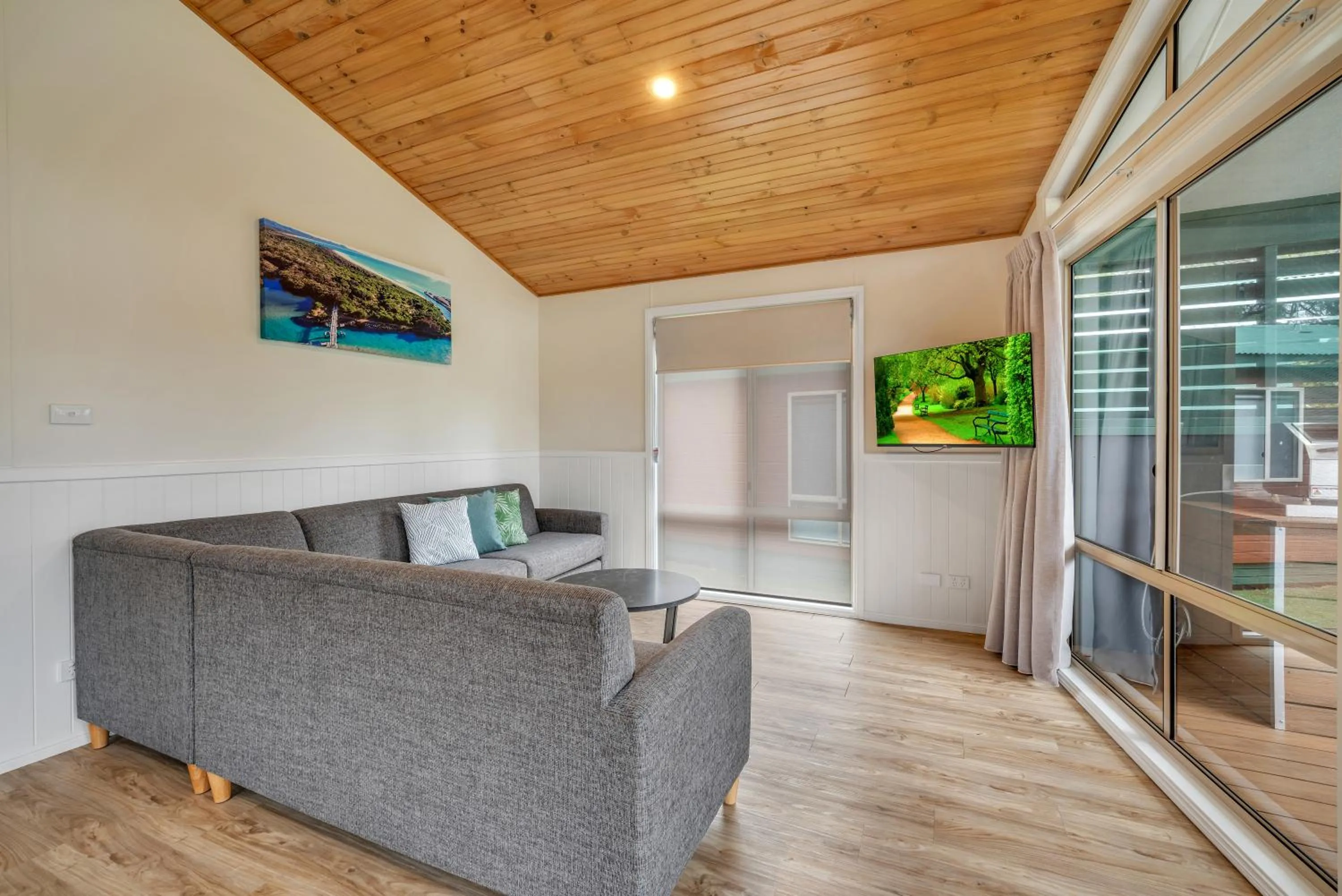 Living room in Ingenia Holidays South West Rocks