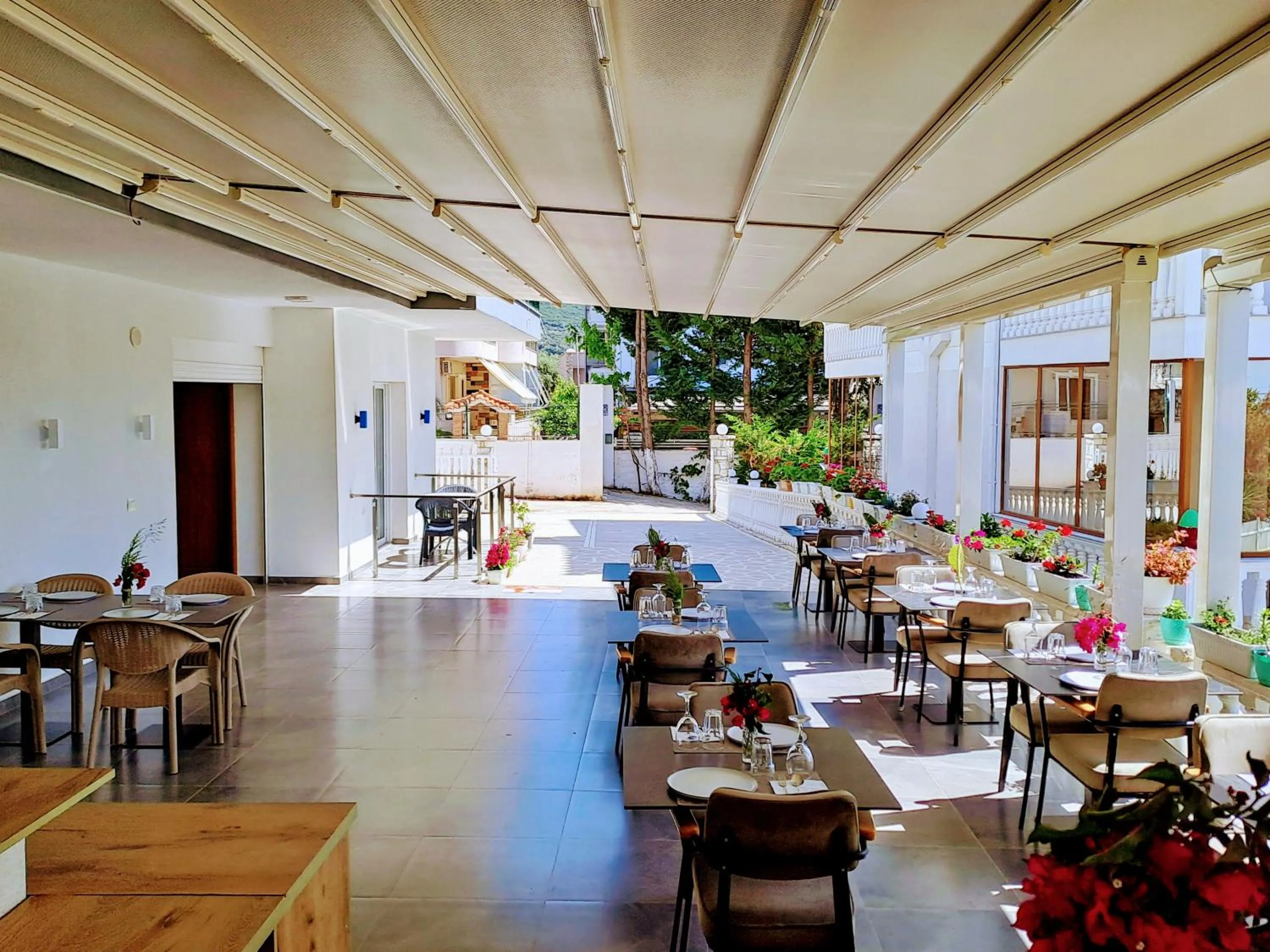 Breakfast in Hotel Vathi