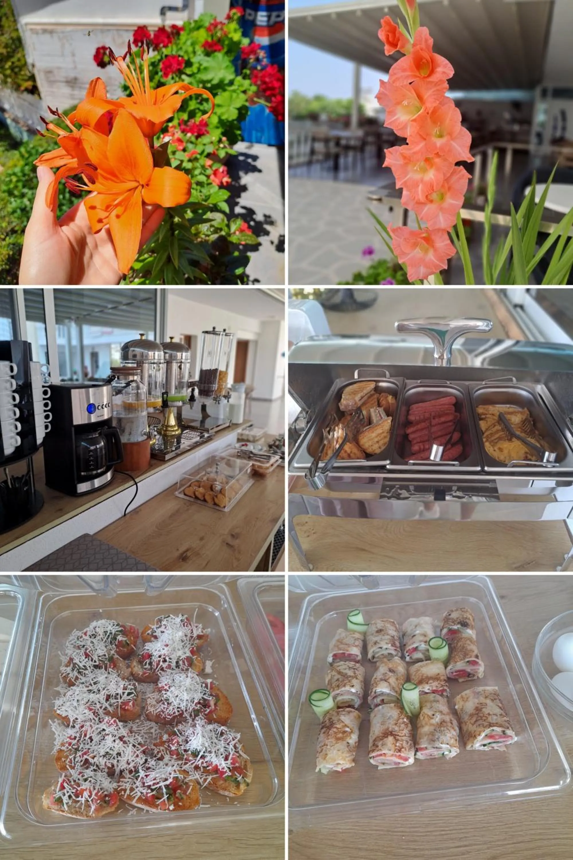 Food and drinks in Hotel Vathi