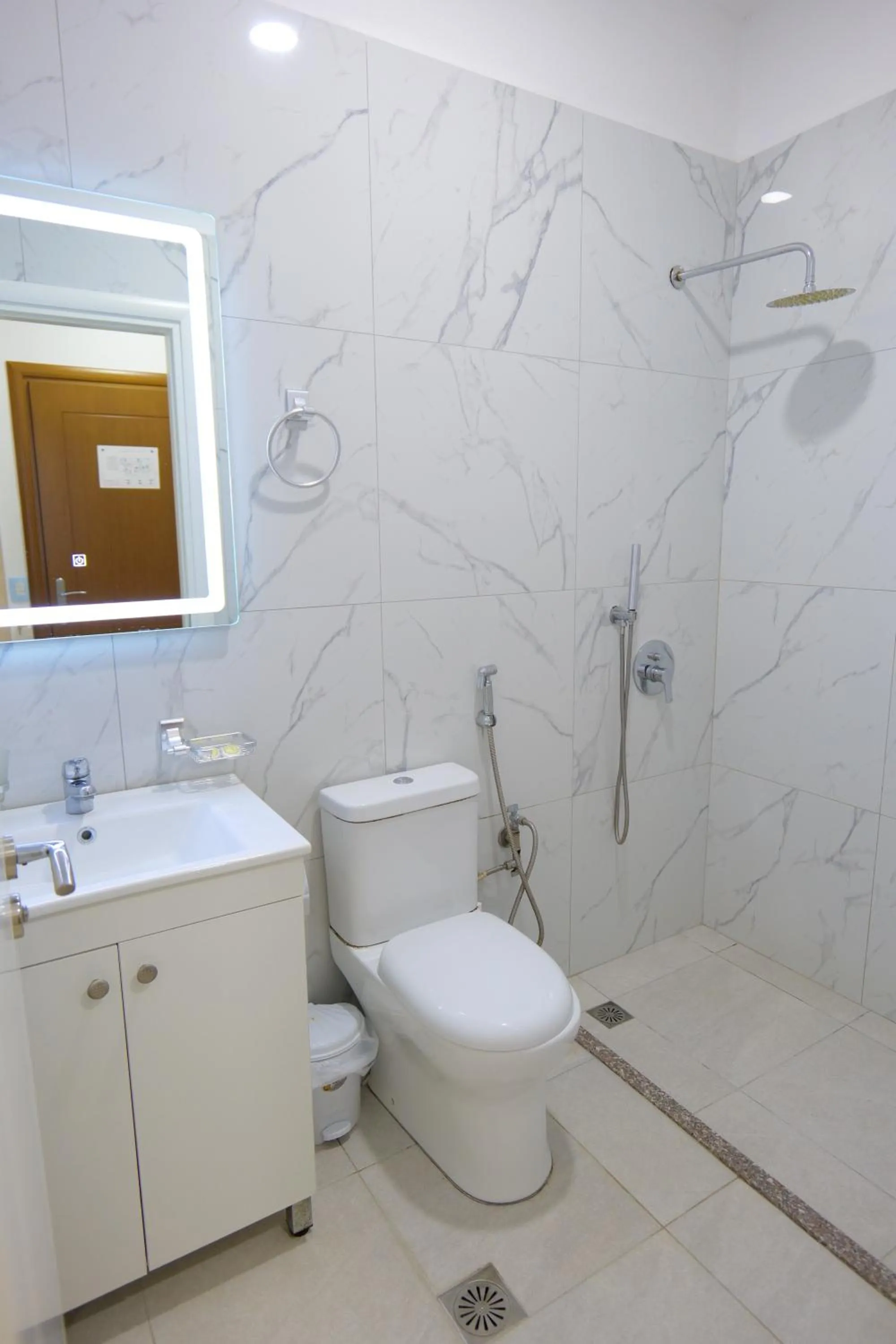 Bathroom in Hotel Vathi