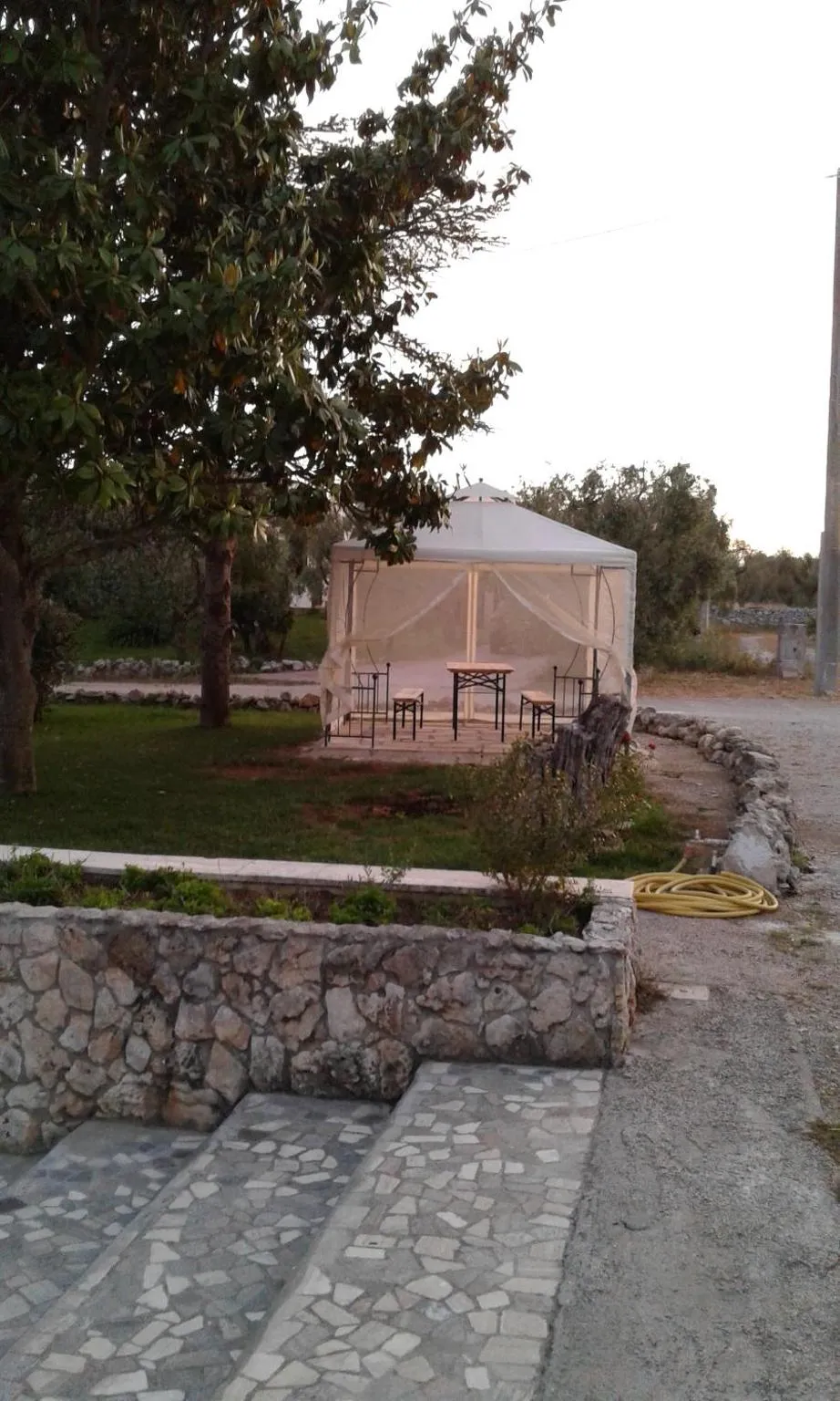 Garden view in La Macchia