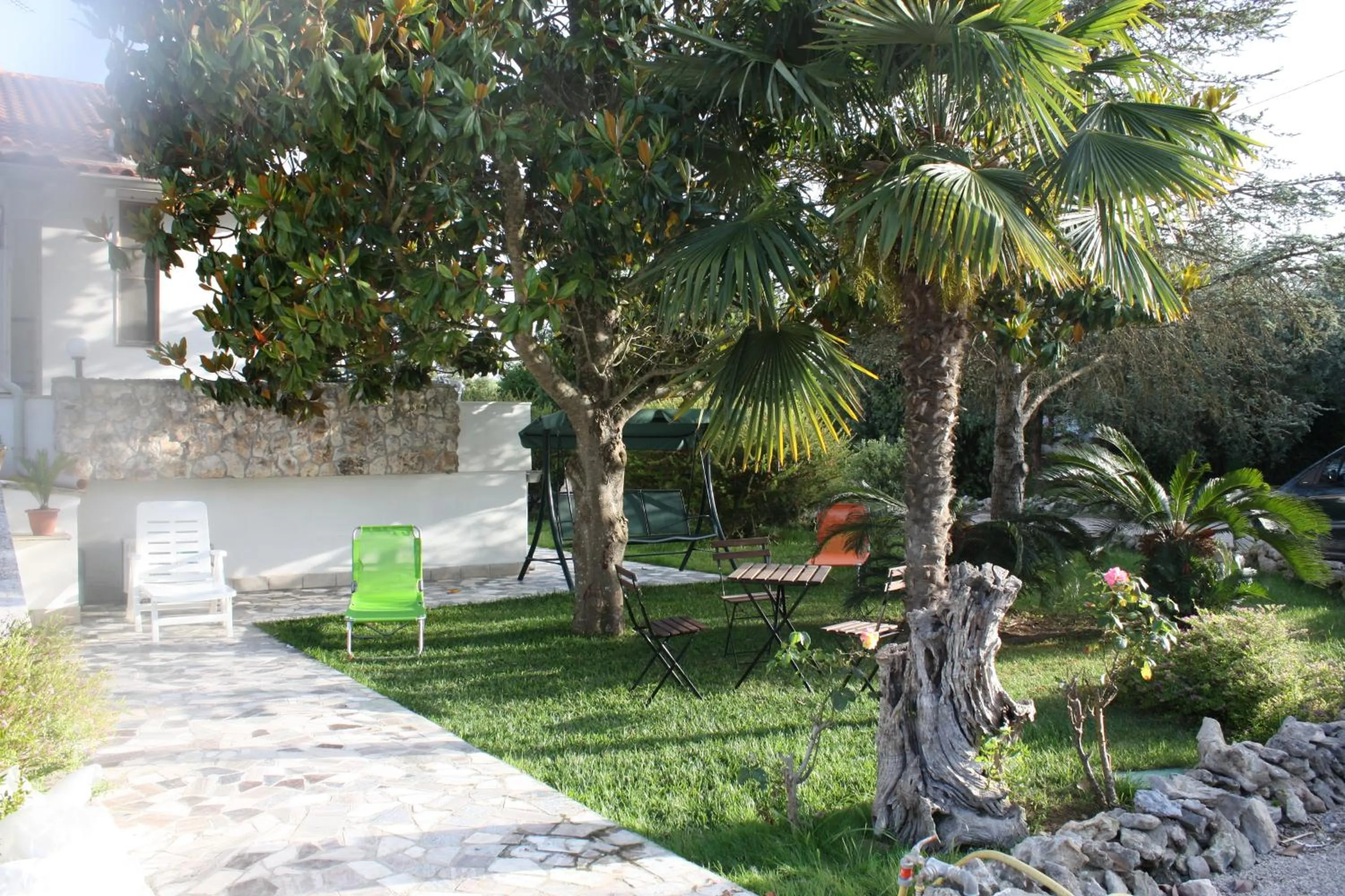 Garden view in La Macchia