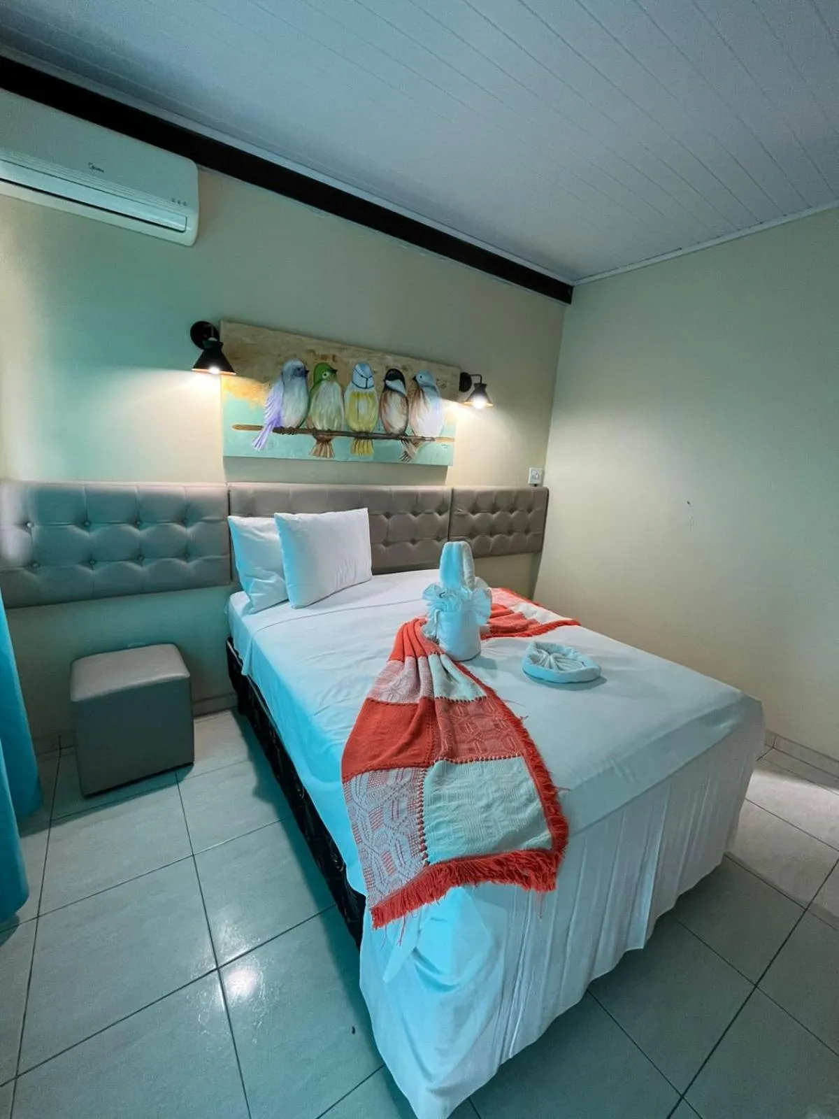 Bed in Hotel Porto Garden