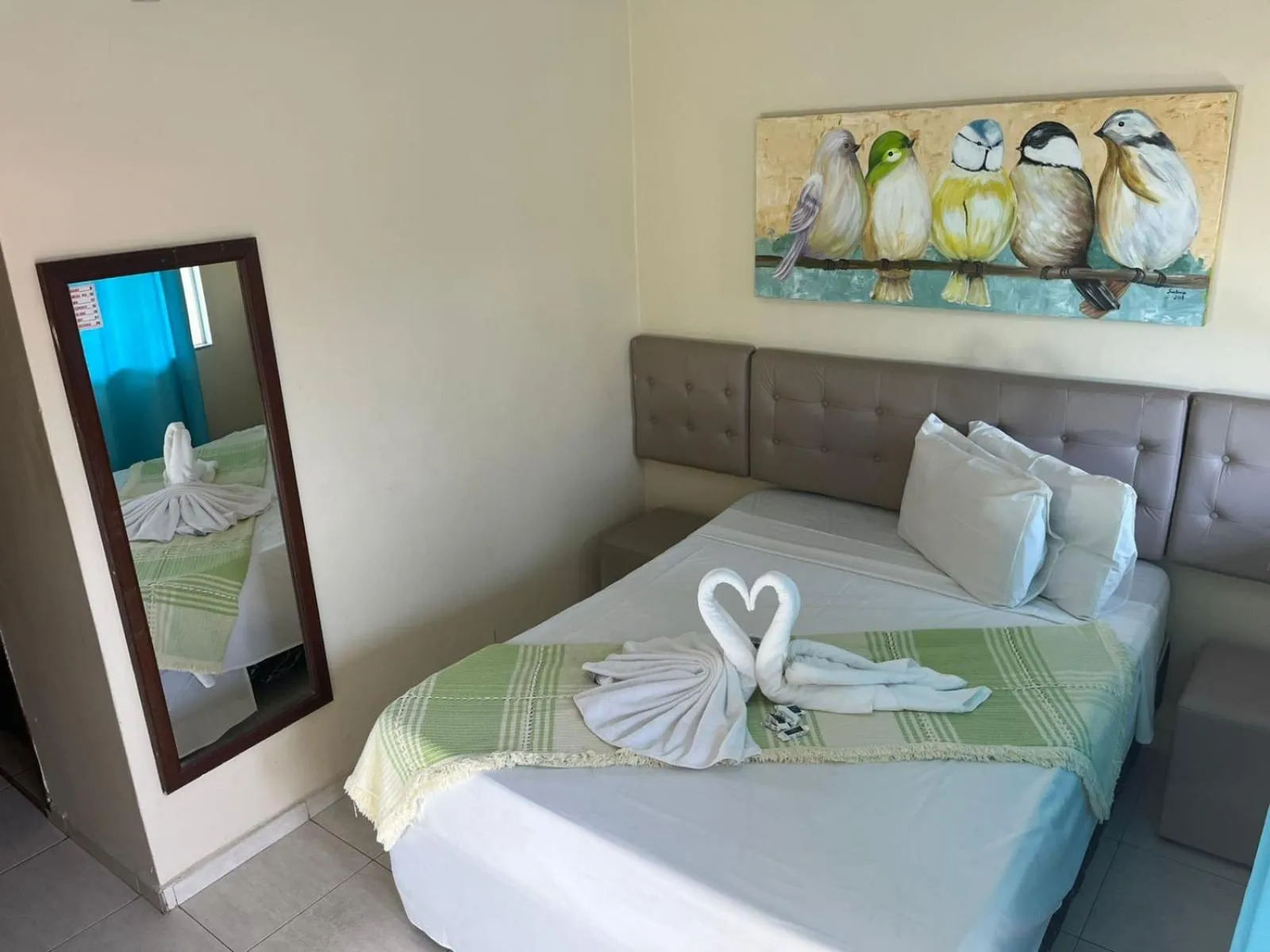 Bed in Hotel Porto Garden