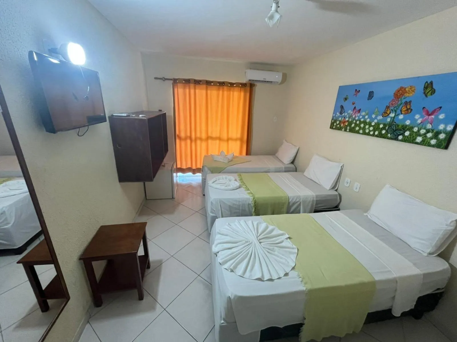 Bed in Hotel Porto Garden